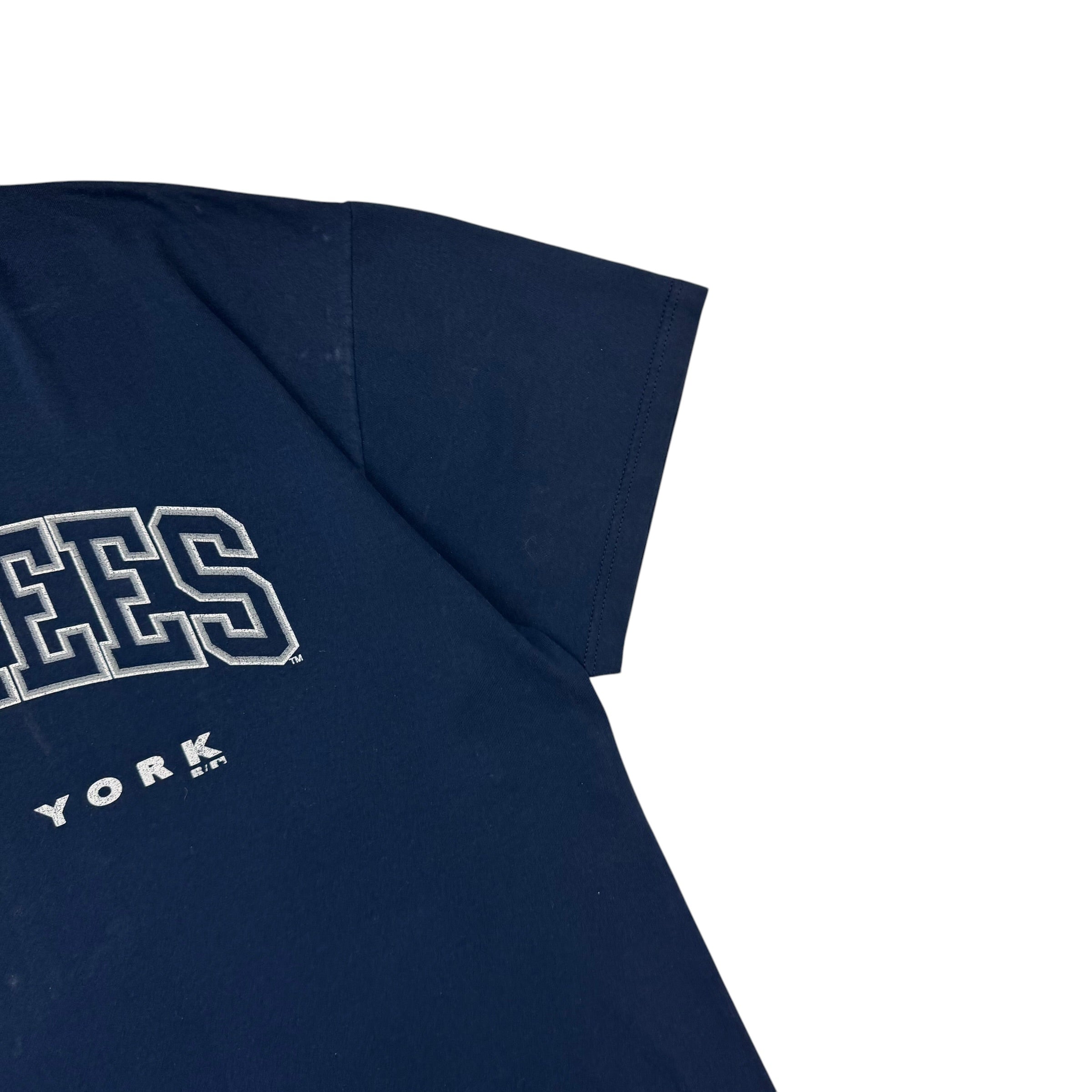Vintage Russell Athletic New York Yankees Tee Navy Blue