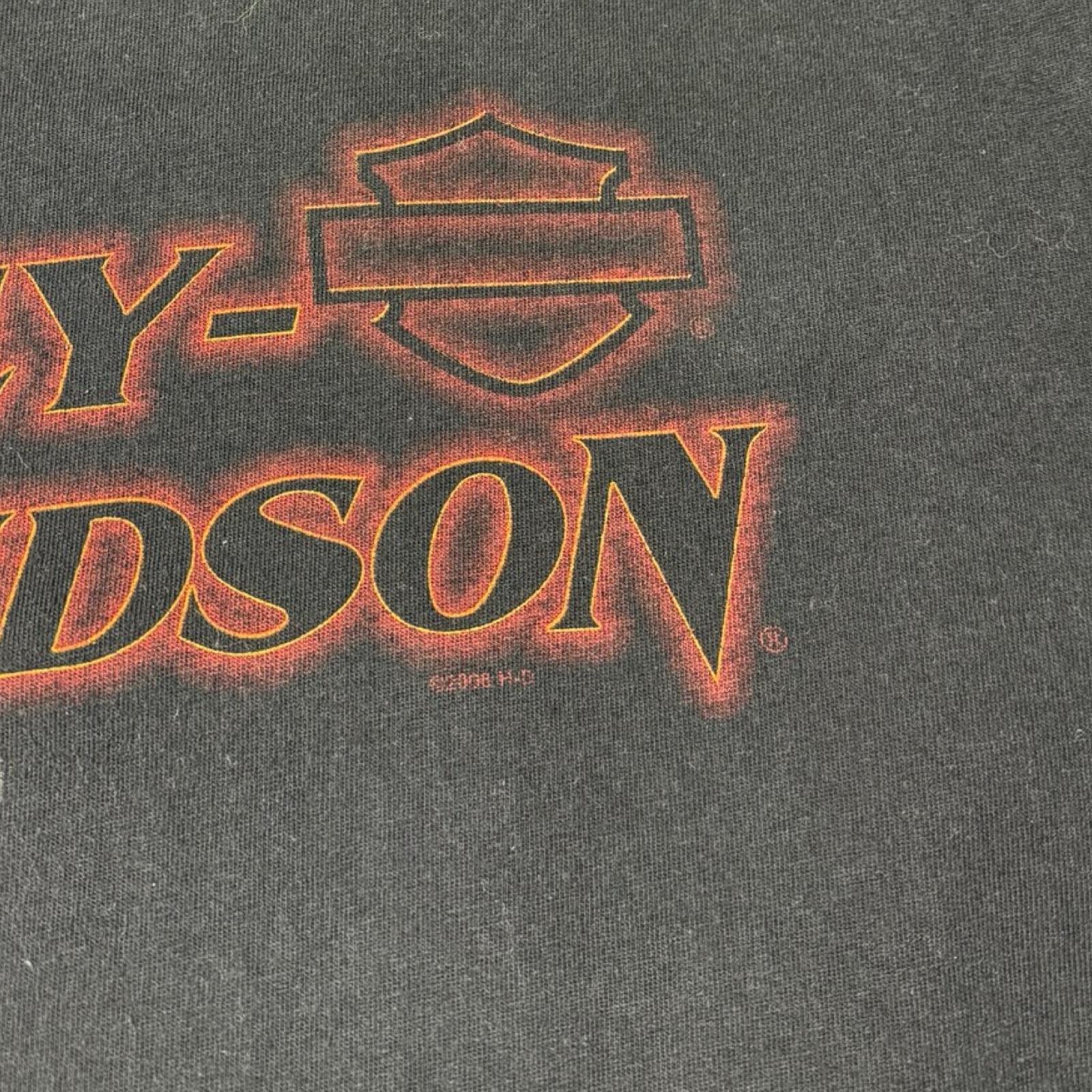 2006 Harley Davidson Mile High Flame Longsleeve T-Shirt