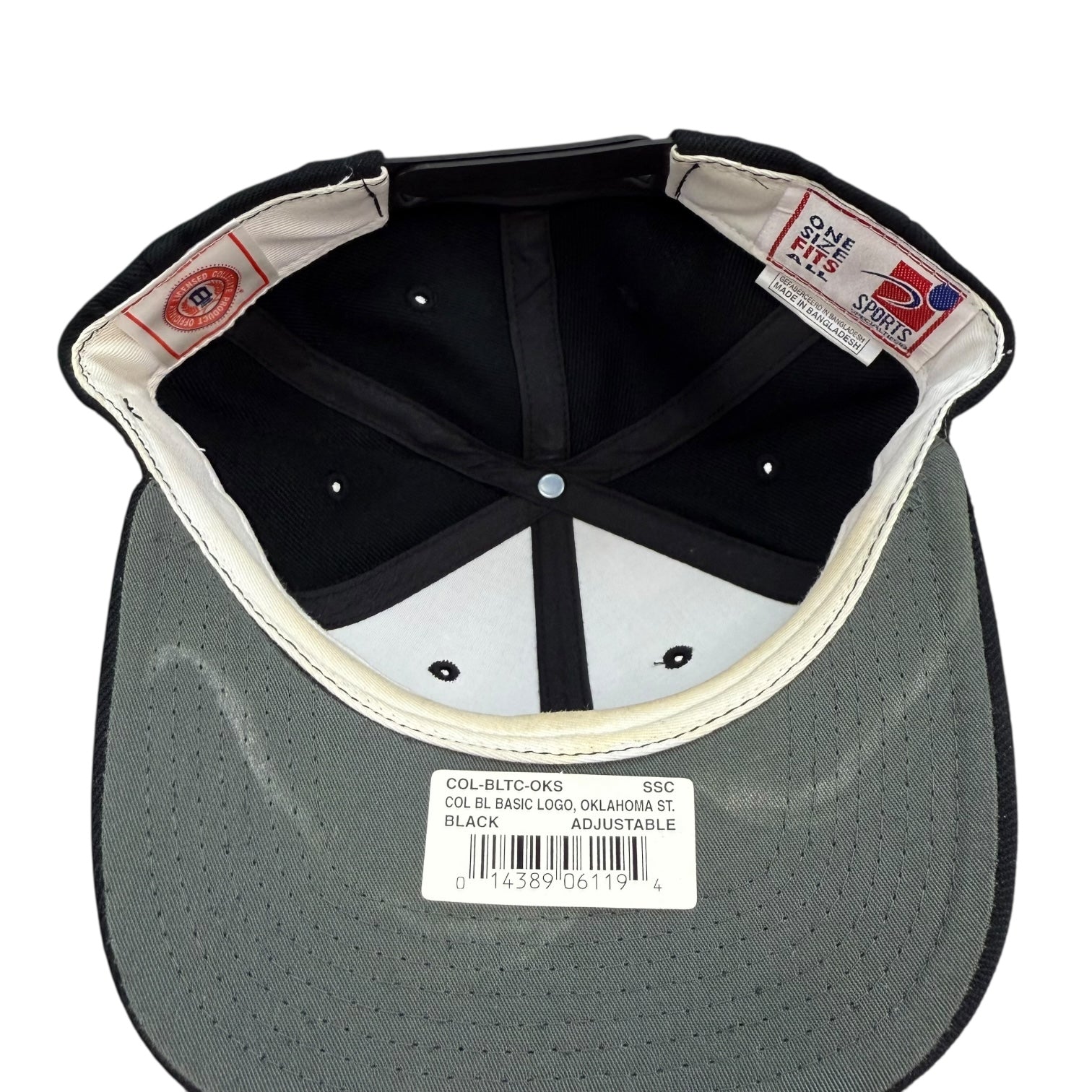 Vintage Sports Specialties Oklahoma State University SnapBack Hat Black