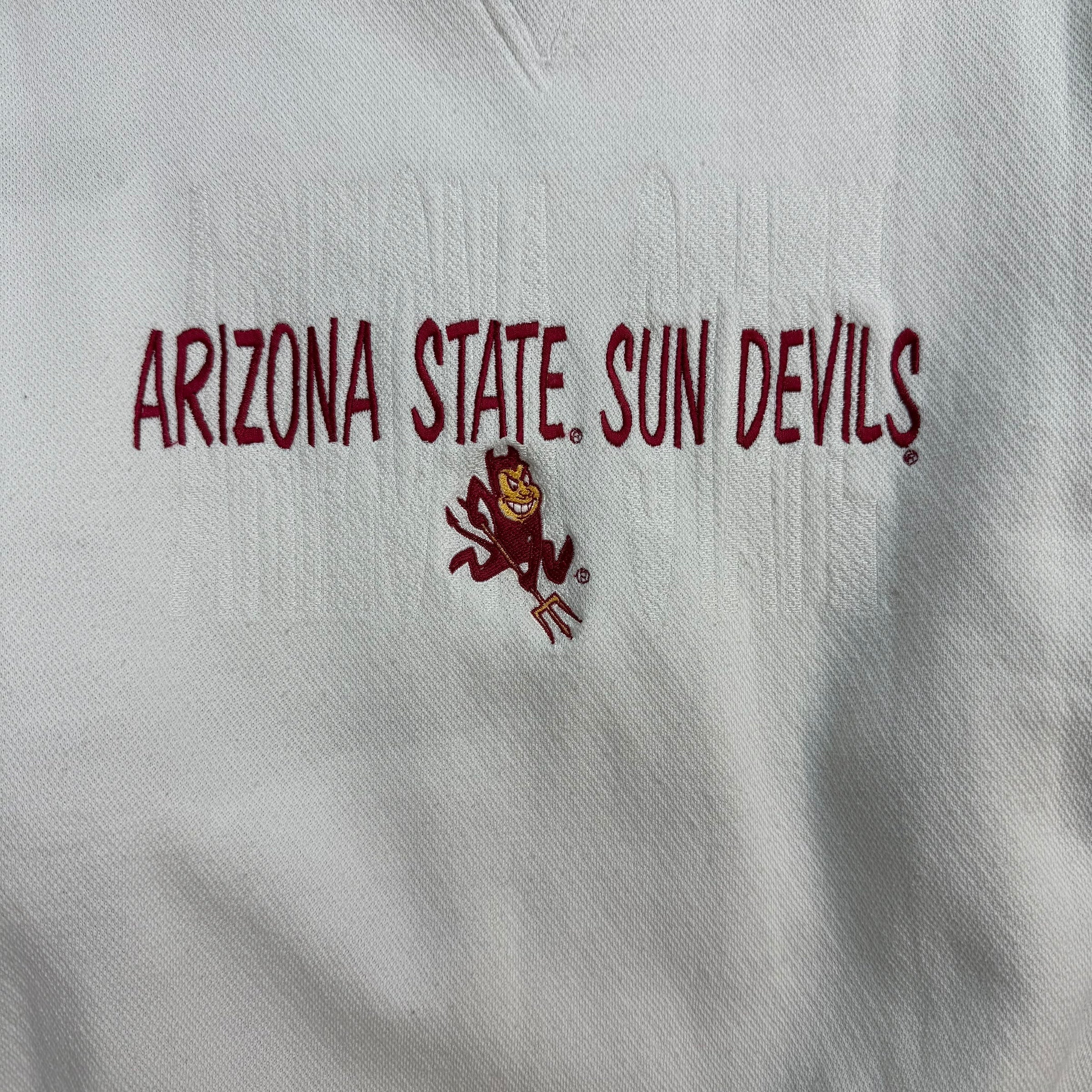 Vintage Arizona State Sun Devils Crewneck White