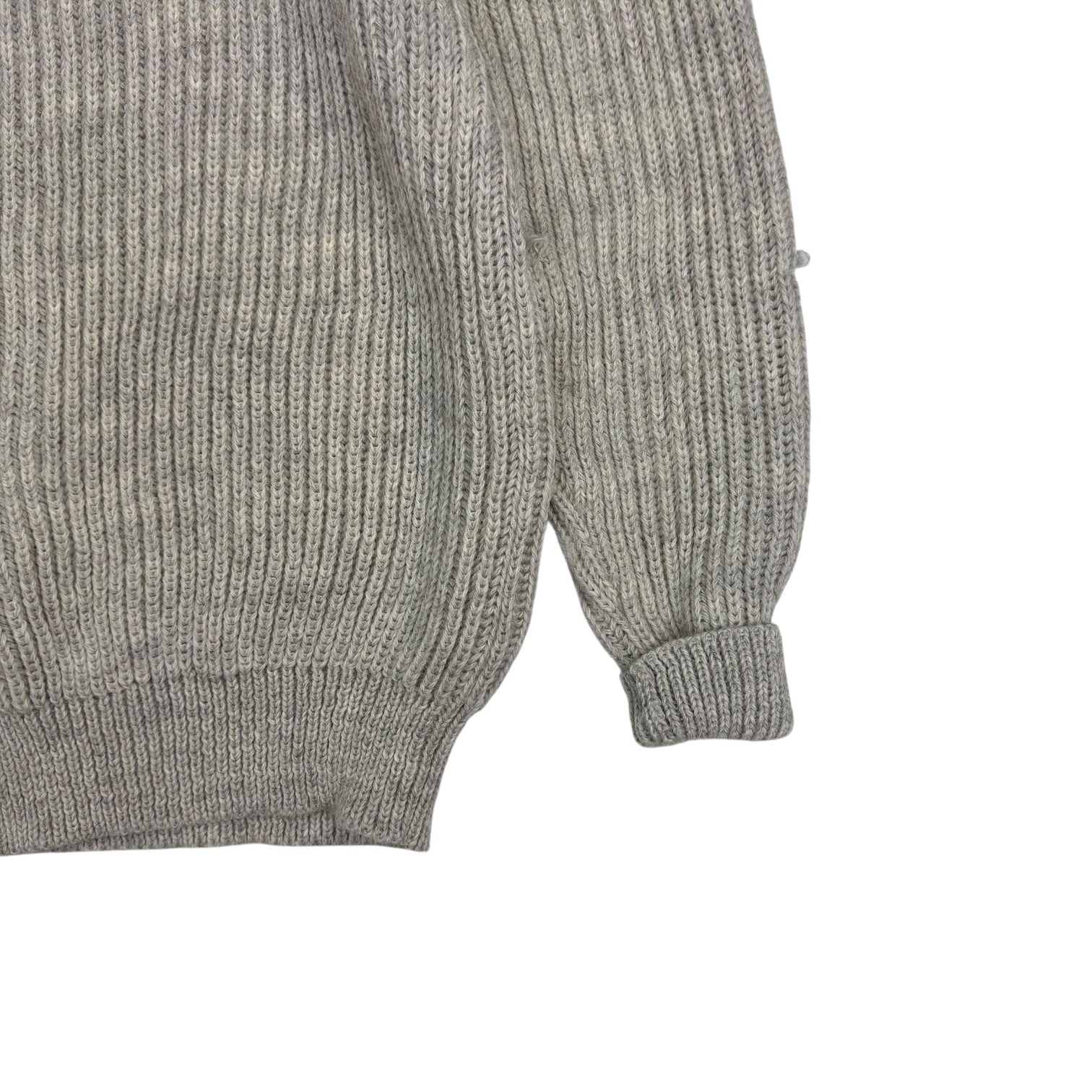 Vintage Niffi England Harris Tweed Wool Sweater Biege