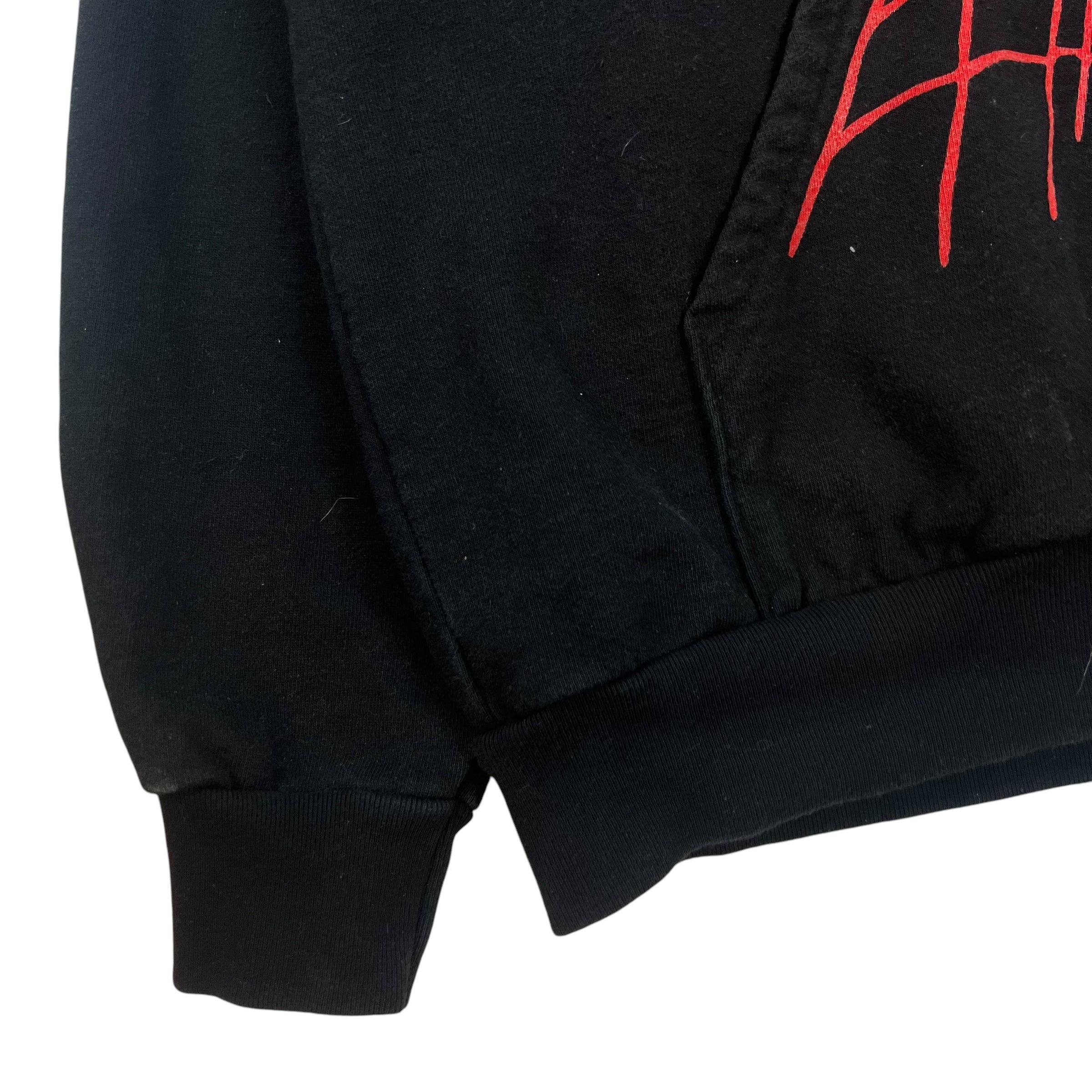 Sp5der OG Web Hoodie Black/Red