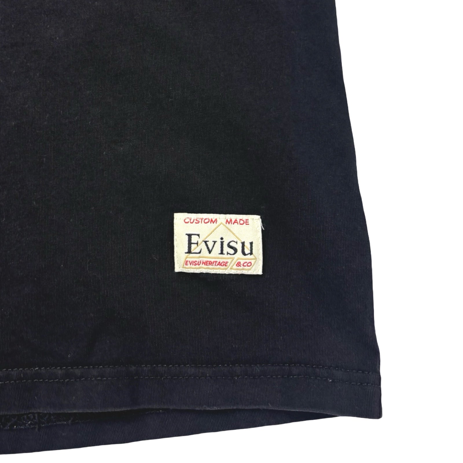 Evisu Graffiti Daruma Daicock T-Shirt Black