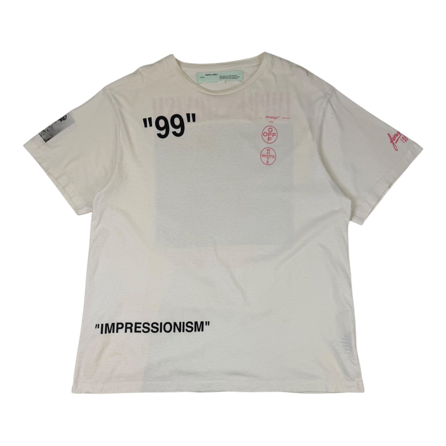 Off-White Impressionism 99 Oversized T-Shirt White
