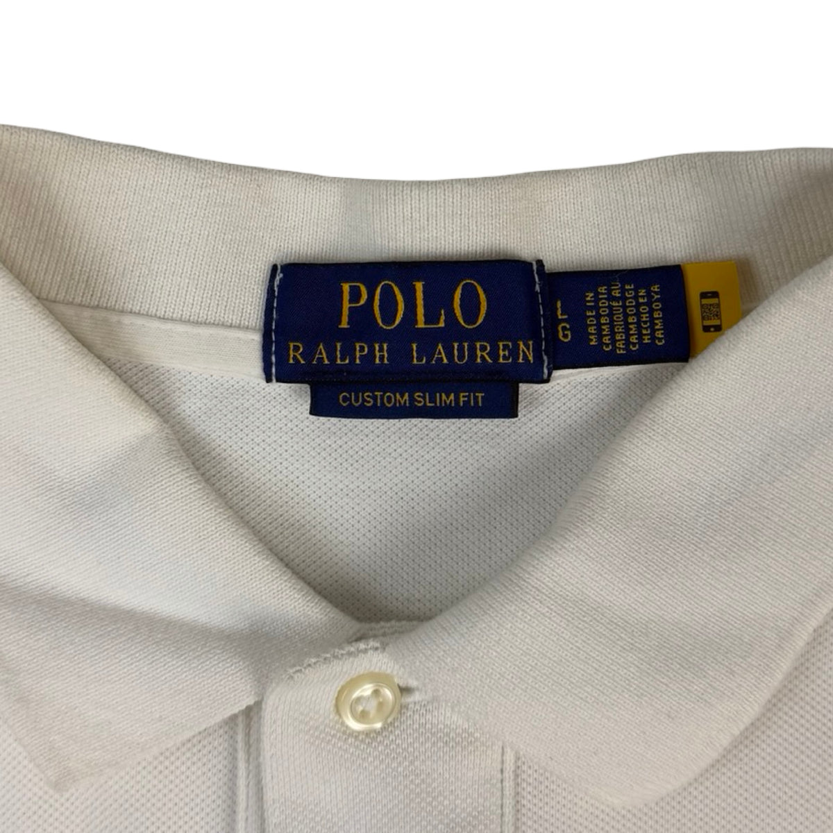 Vintage Polo Ralph Lauren Racing Ponies Polo T-Shirt White
