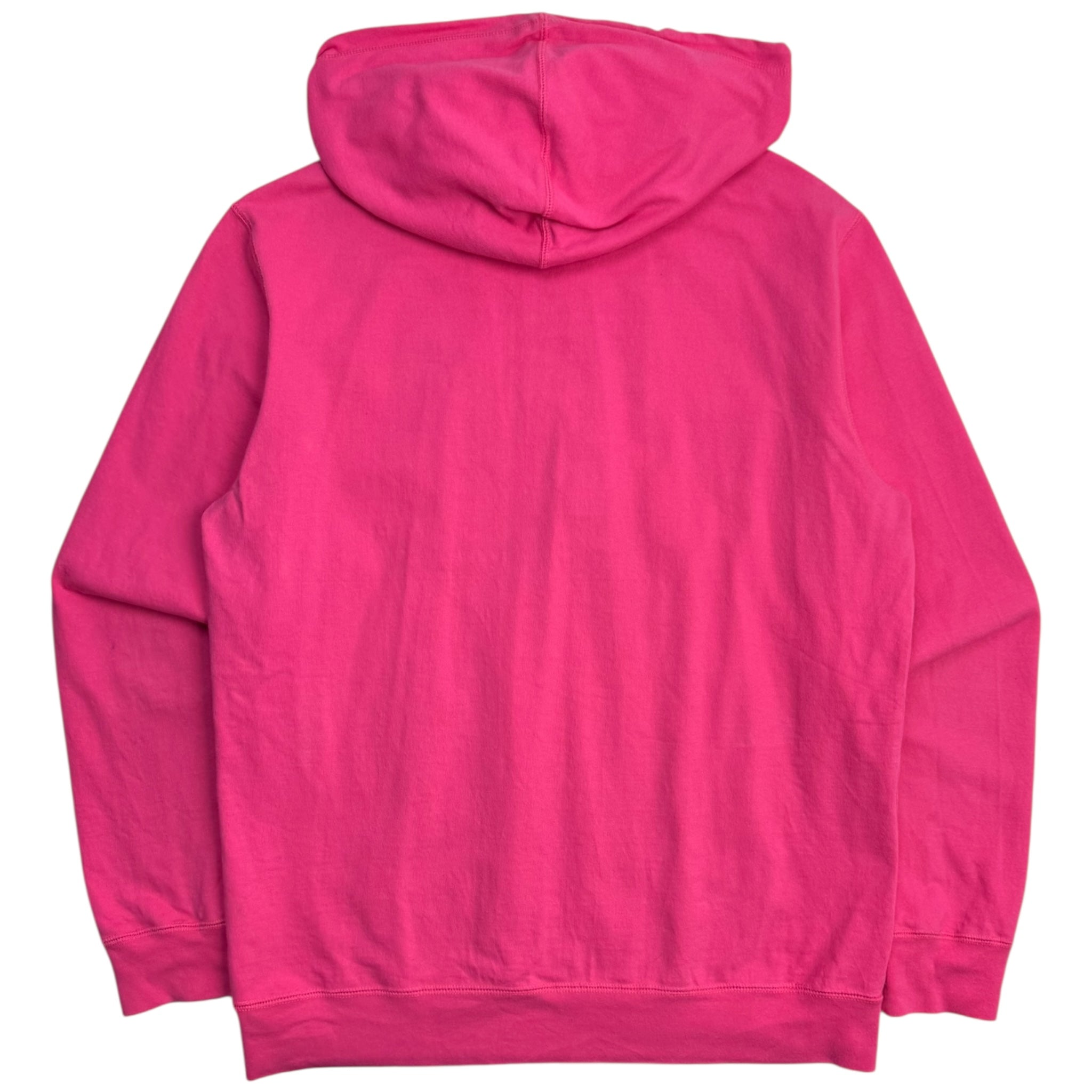 OVO Spellout Stacked Embroidered Hoodie Pink