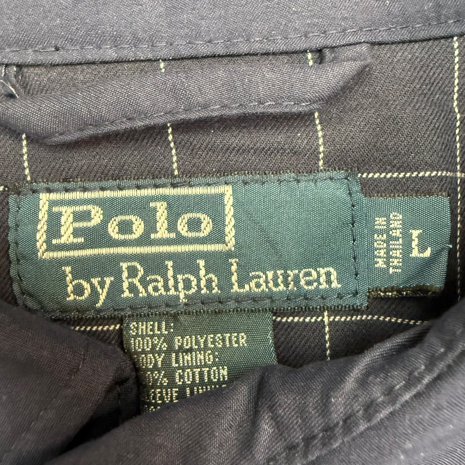 Vintage Polo Ralph Lauren Harrington Jacket Navy Blue