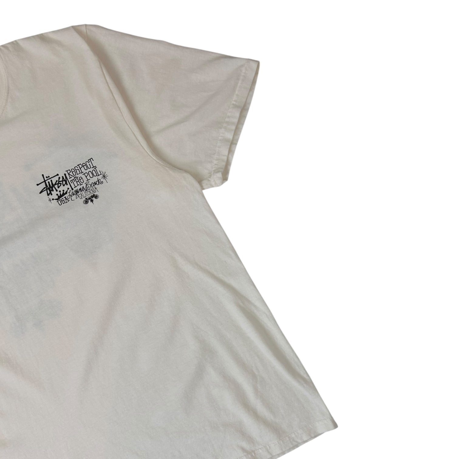 Stussy Respect The Pool T-Shirt White