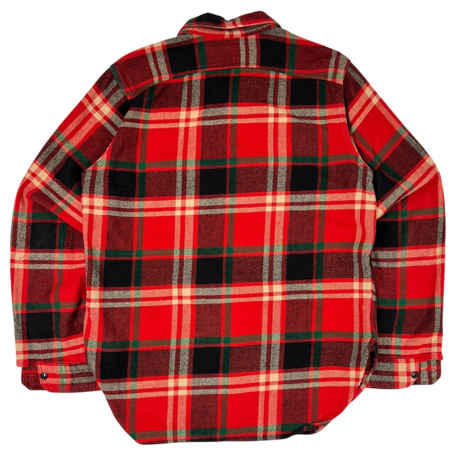 Engineered Garments Single Needle Plaid Flannel Black/Red
