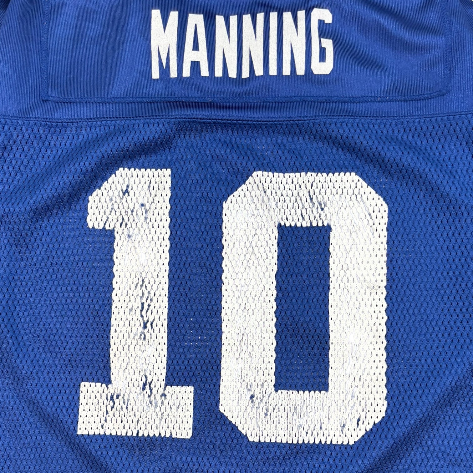 Vintage Reebok New York Giants Eli Manning Football Jersey Blue