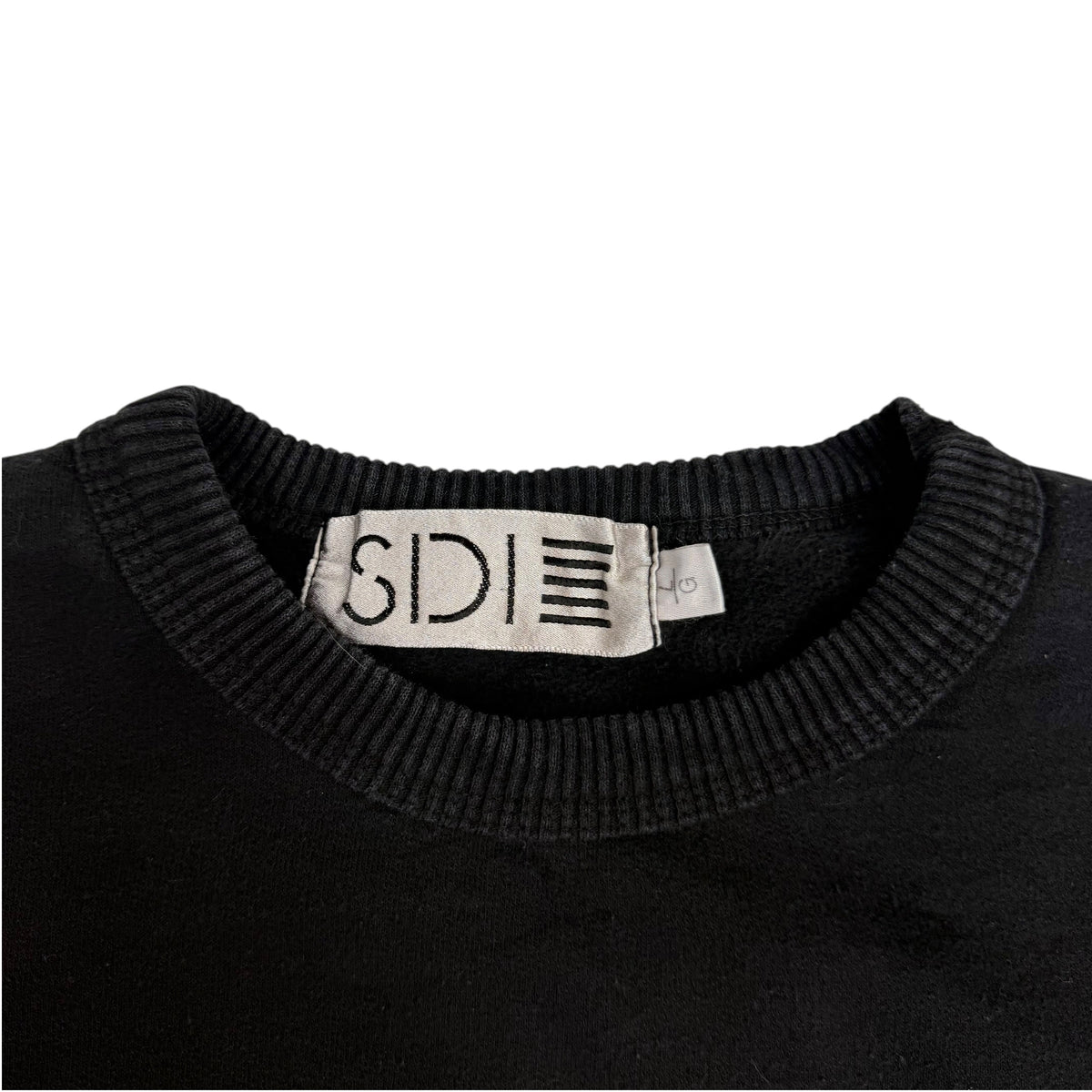Vintage Sailboat Crewneck Black