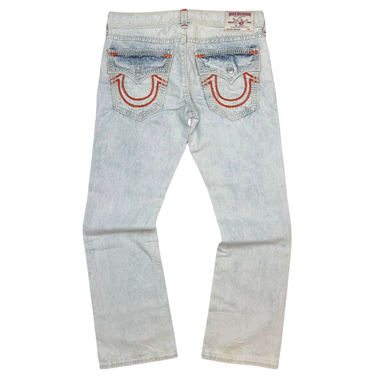 True Religion Straight Light Wash Jeans Blue