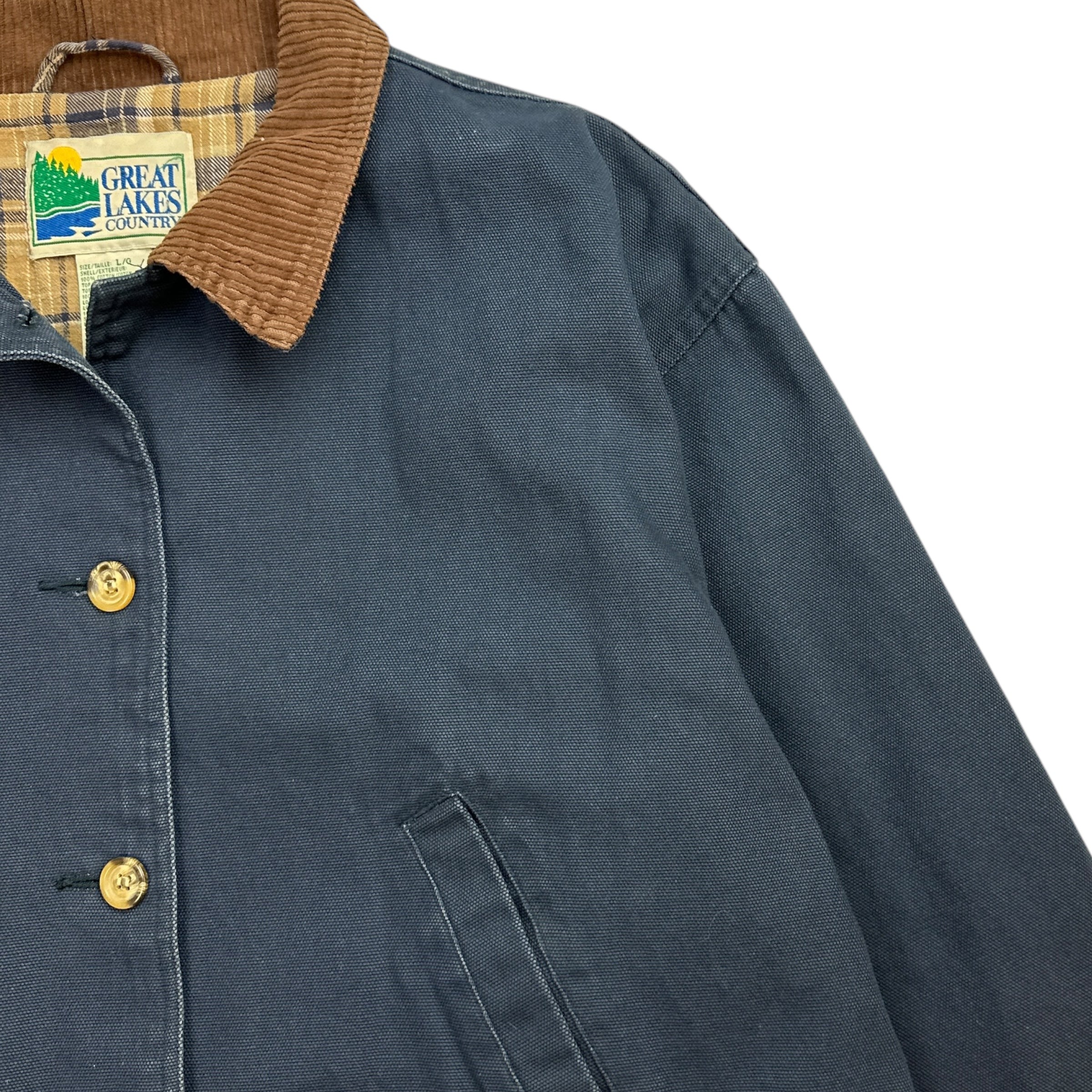 Vintage Great Lakes Long Jacket Navy