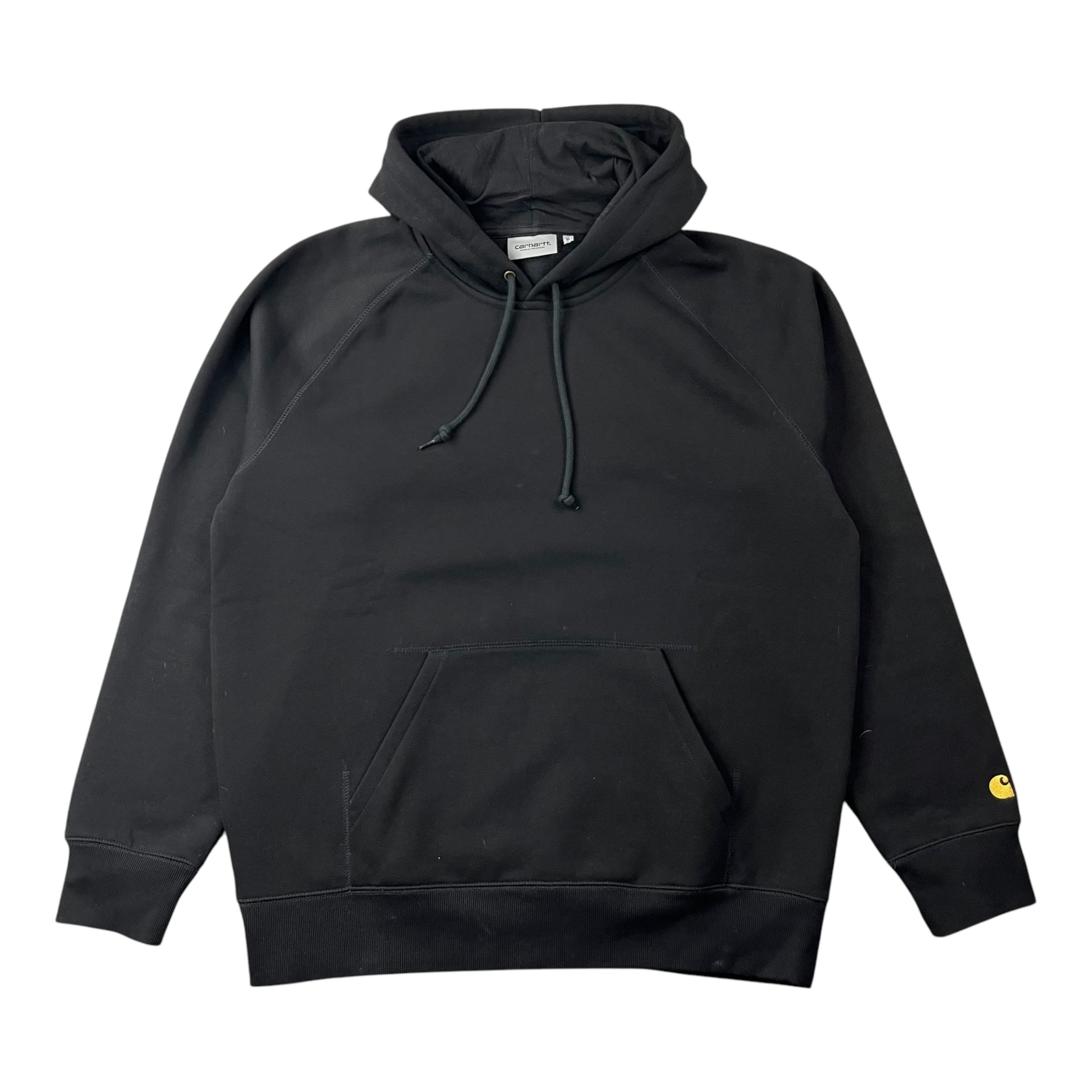 Carhartt Wip Logo Hoodie Black
