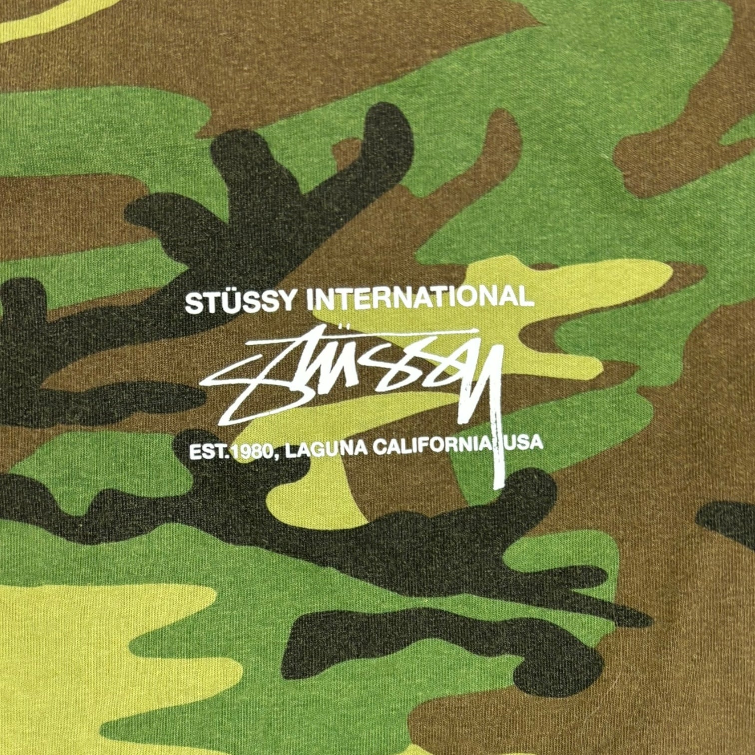 Stussy Smooth International T-Shirt Camo