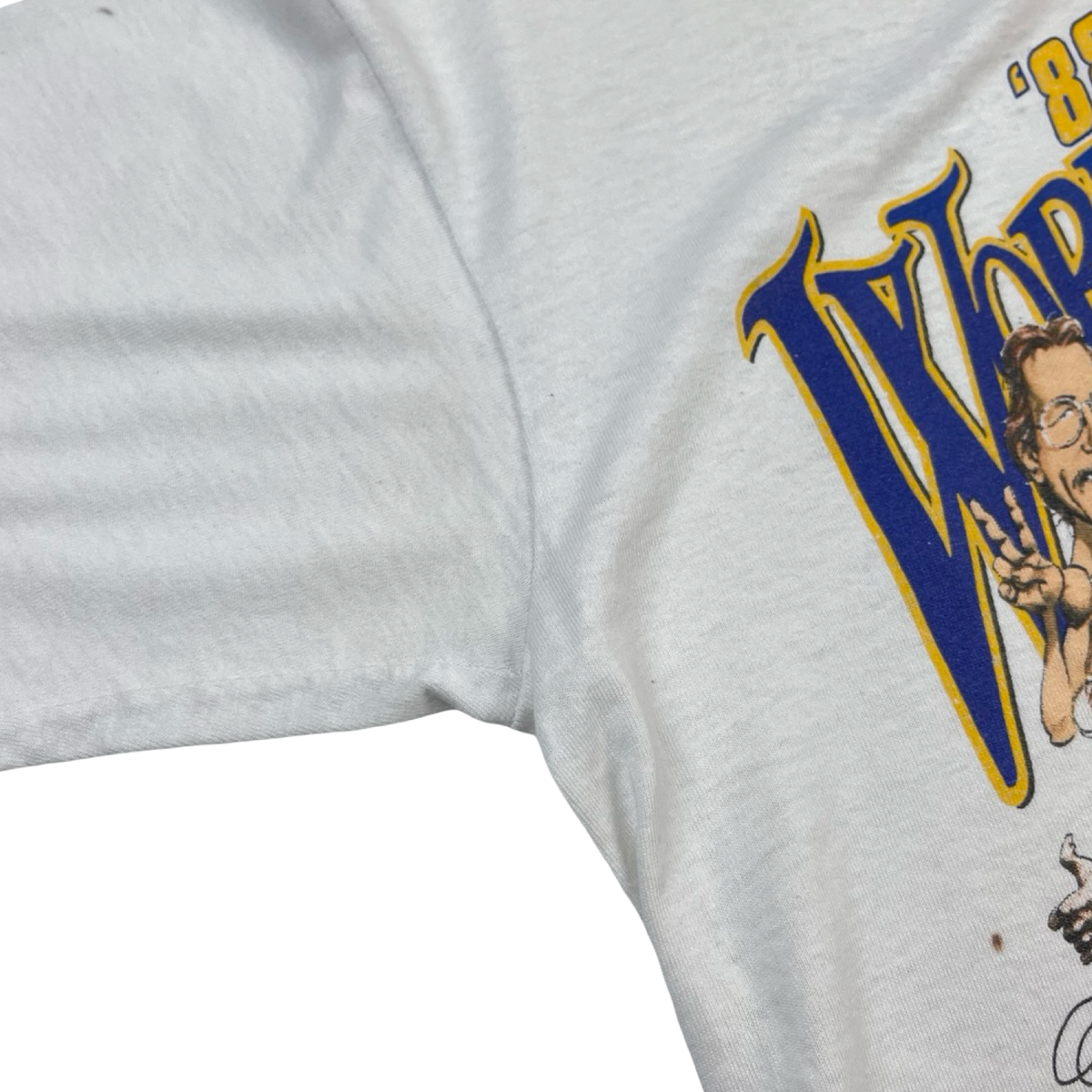 1987-88 Los Angeles Lakers Back-2-Back World Champs Cartoon NBA T-Shirt
