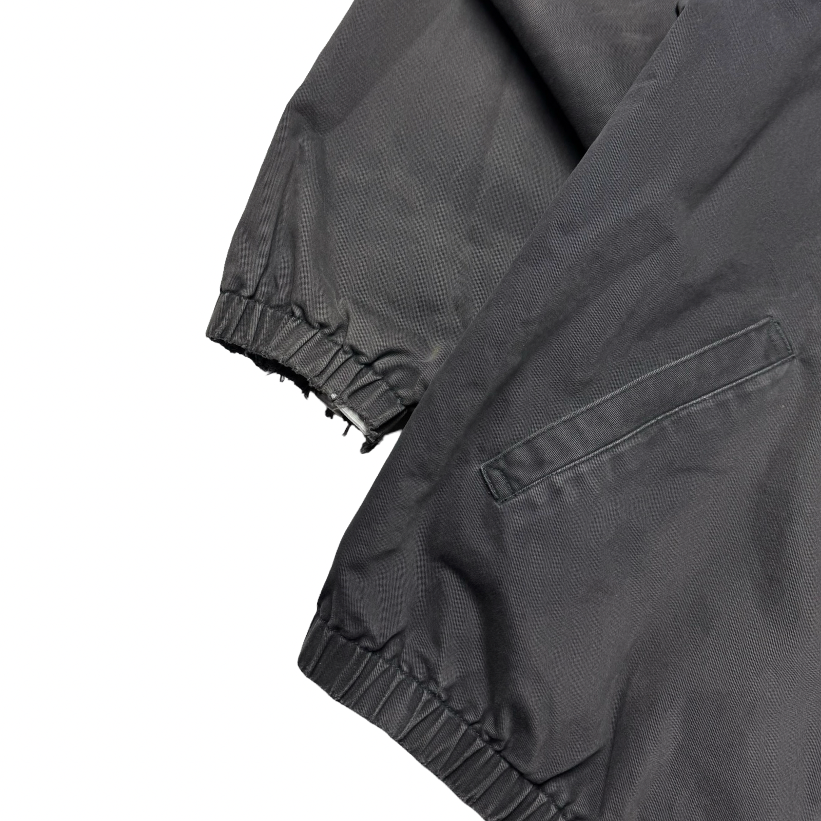 Vintage Polo Ralph Lauren Lined Harrington Jacket Faded Black