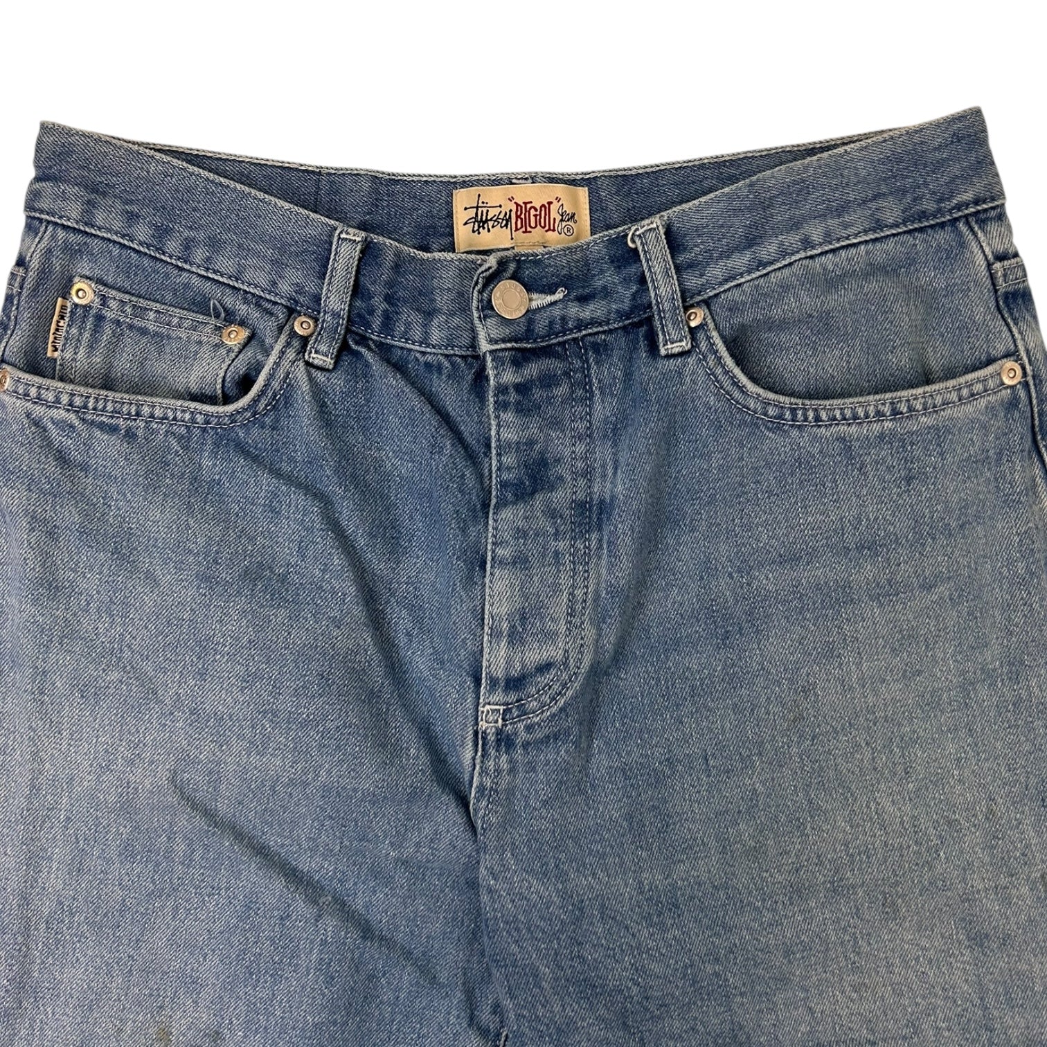Stüssy Big Ol Jeans Shorts Light Wash