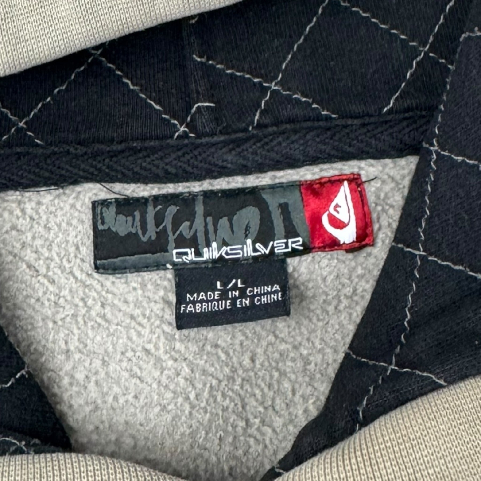 Vintage Quiksilver Skate Surf Goth Font Hoodie