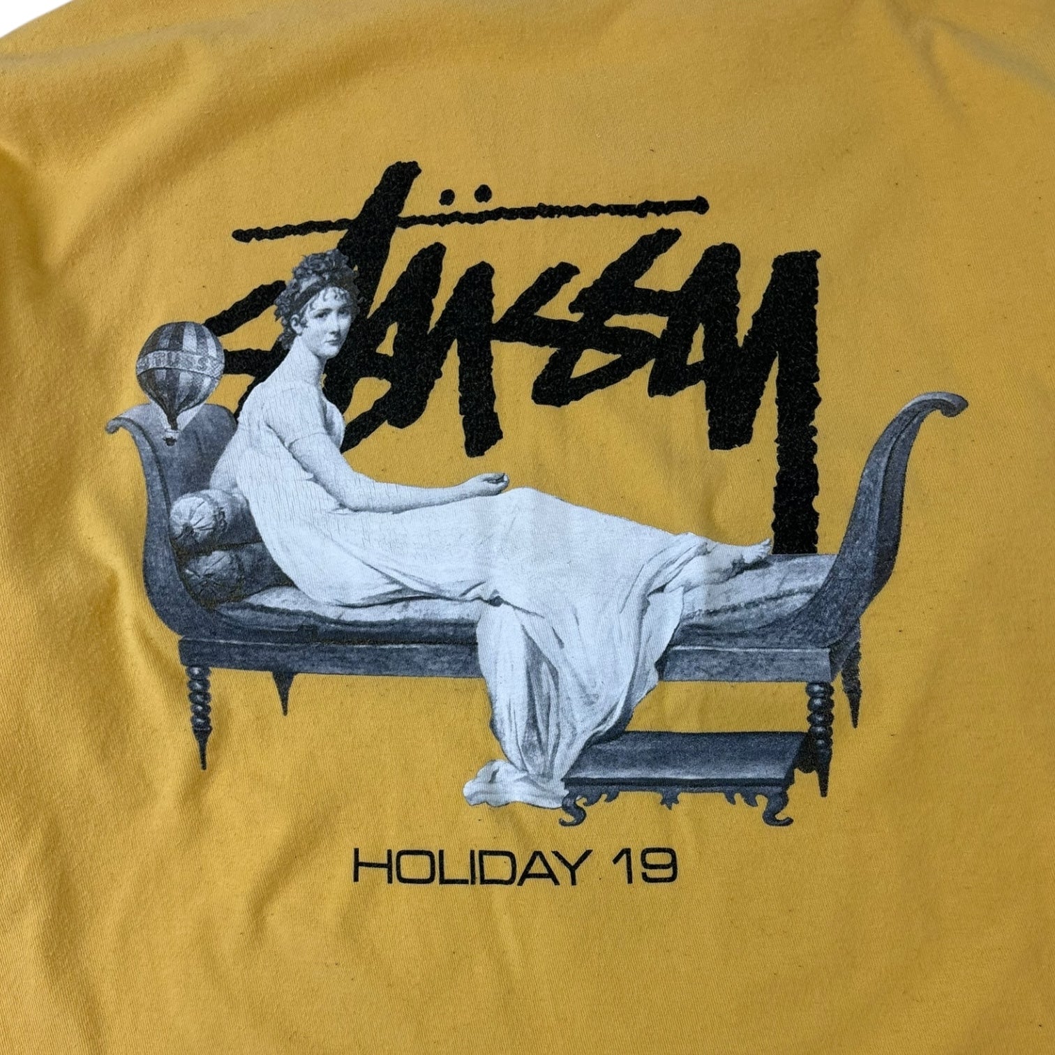 Stussy Holiday 2019 Long Sleeve T-Shirt Yellow