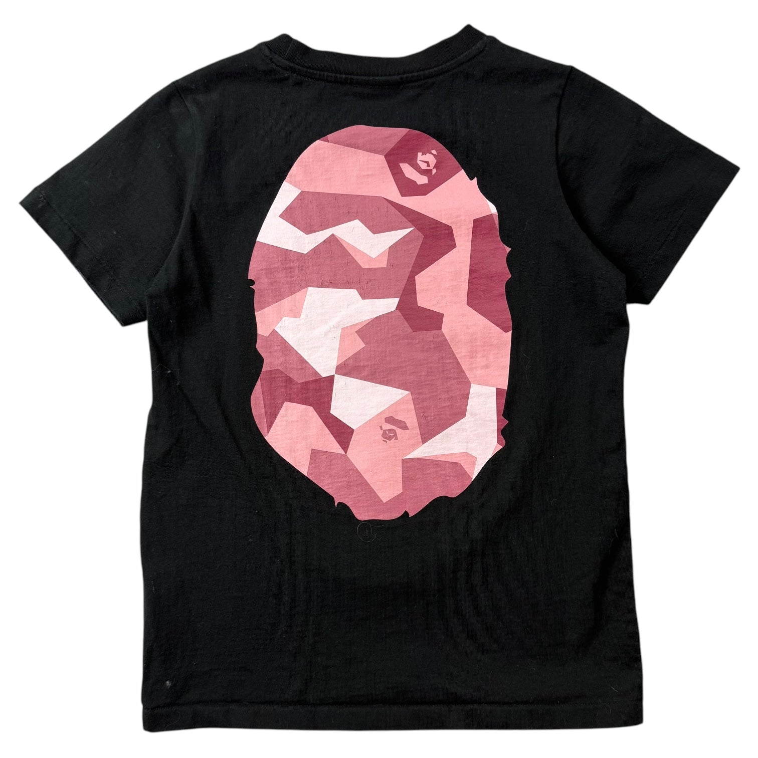 Bape Women's Splinter Camo Ape Head Tee Black