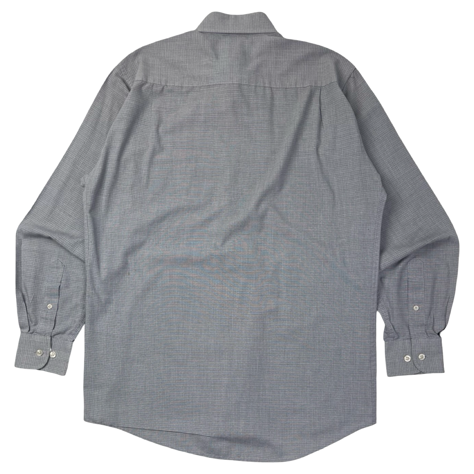 Vintage Balmain Button Micro Checkered Button-Up Shirt