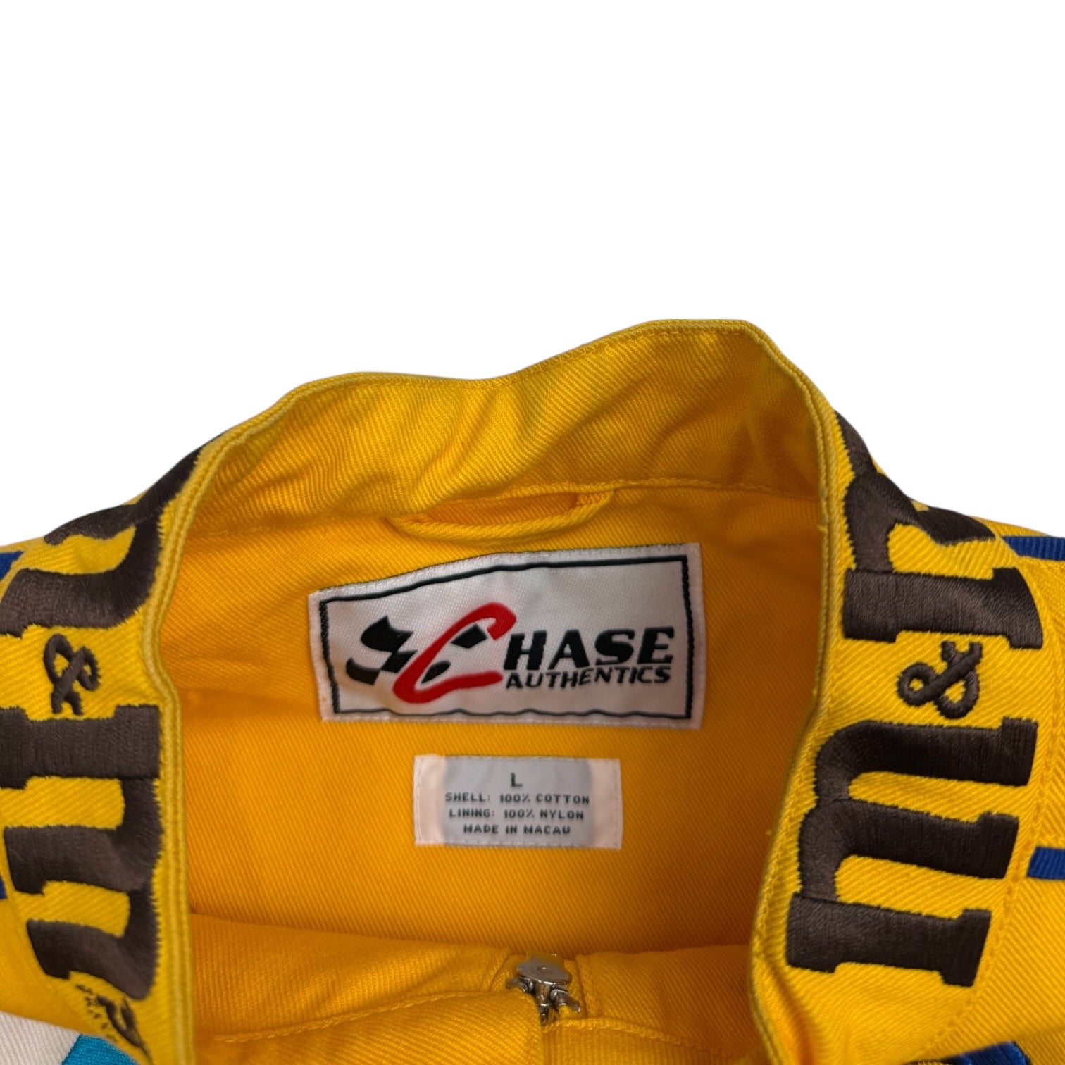 Vintage M&M Chase Racing Jacket Yellow