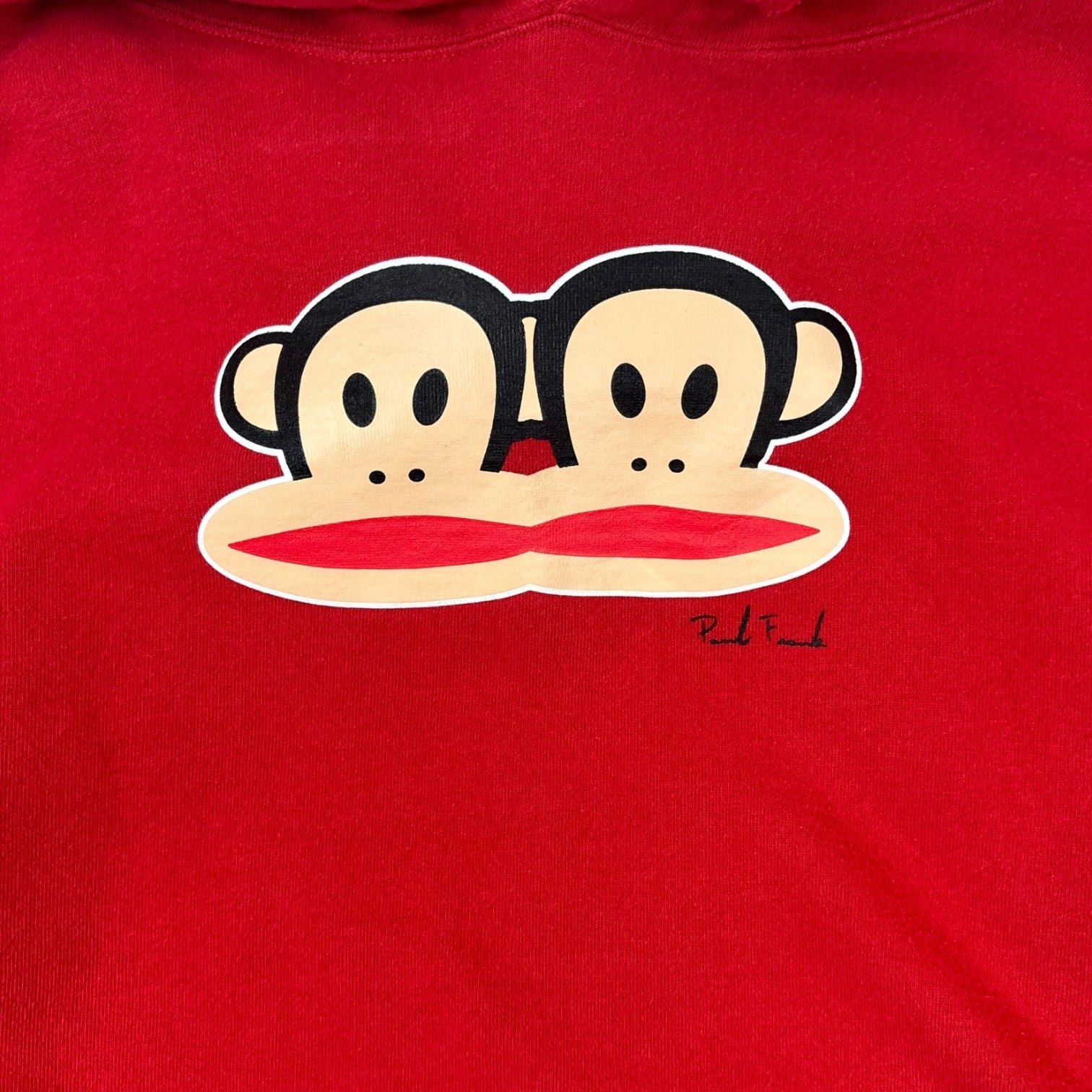 (W) Paul Frank Julius Twin Hoodie Red