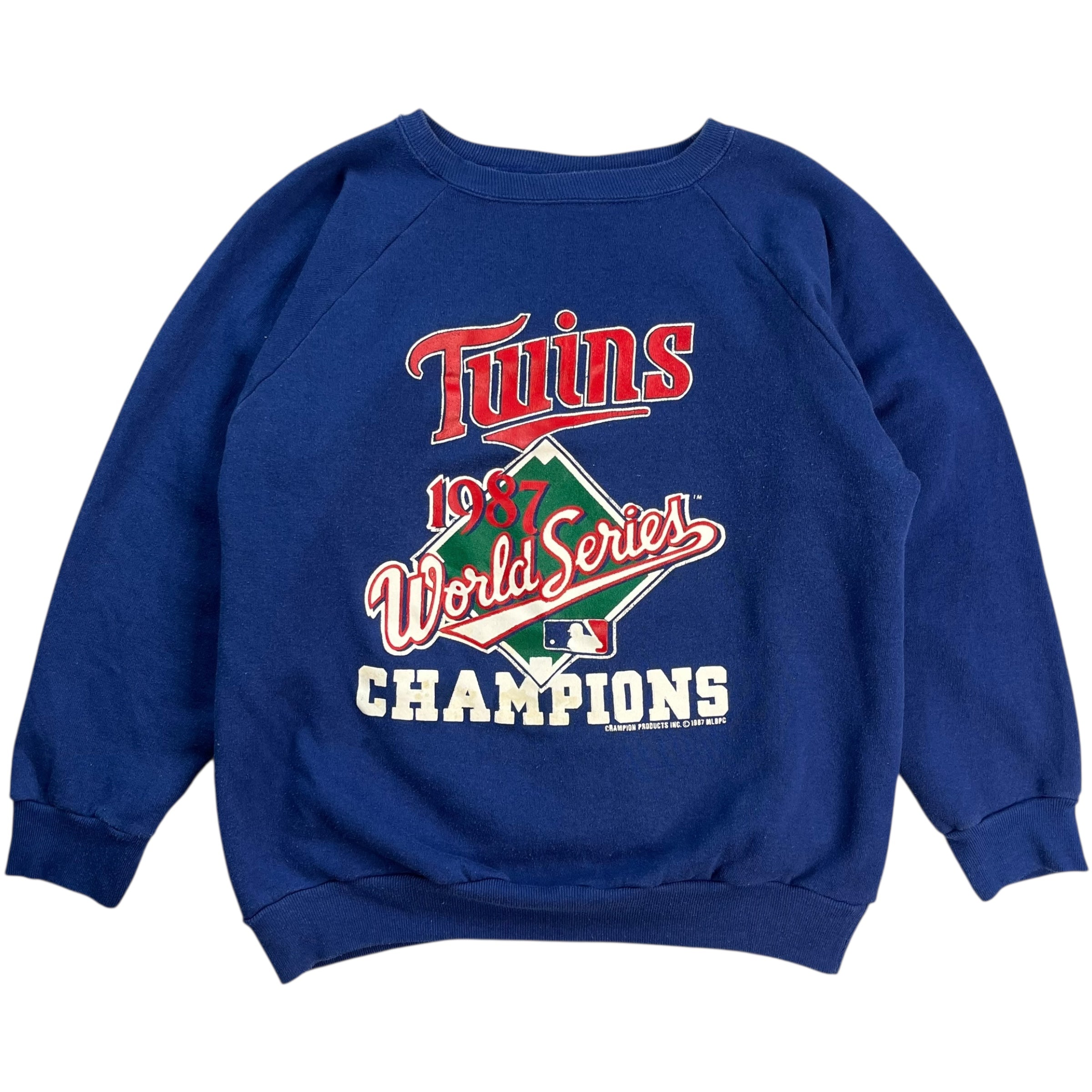 1987 Minnesota Twins World Series Champions Crewneck Blue