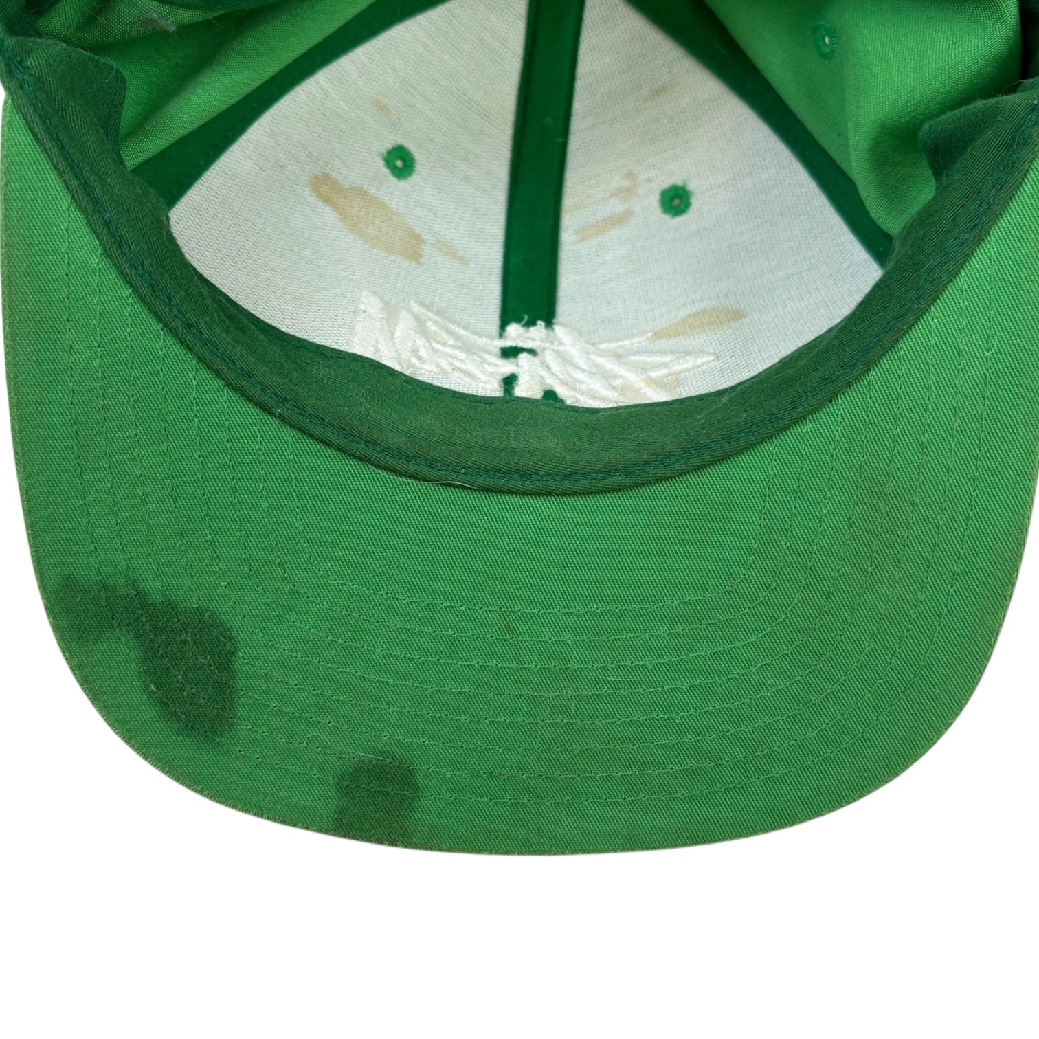 Stussy Stock Logo SnapBack Hat Green