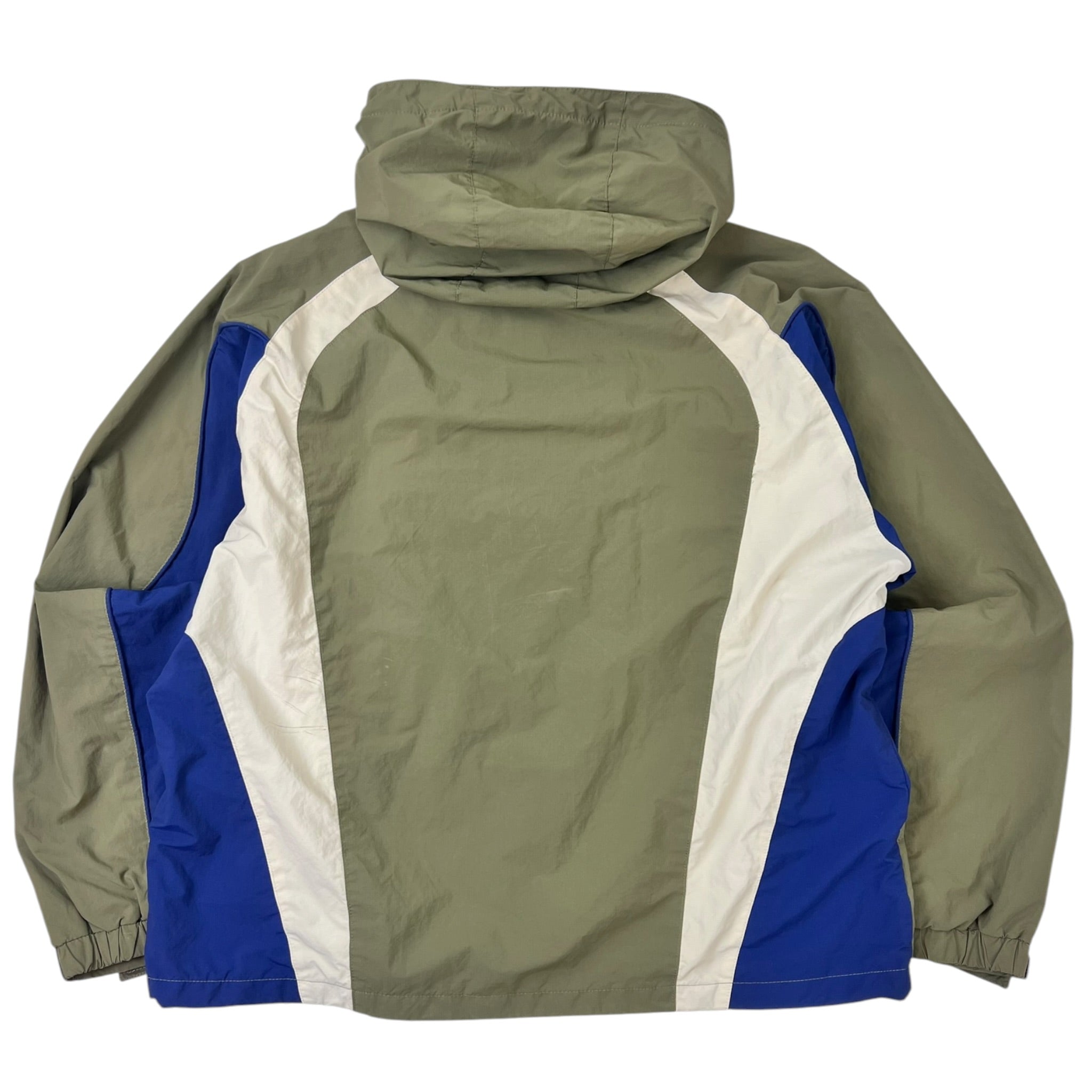Supreme Panelled Half-Zip Pullover Olive Green