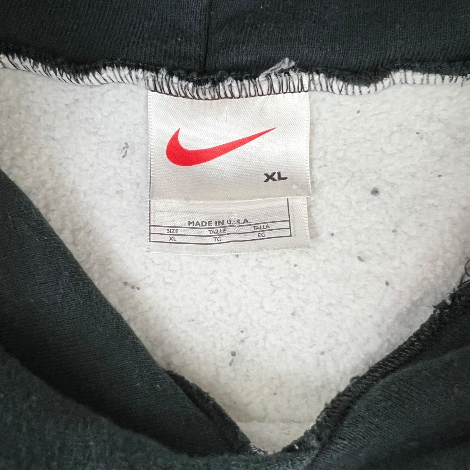 Vintage Nike Hoodie Grey