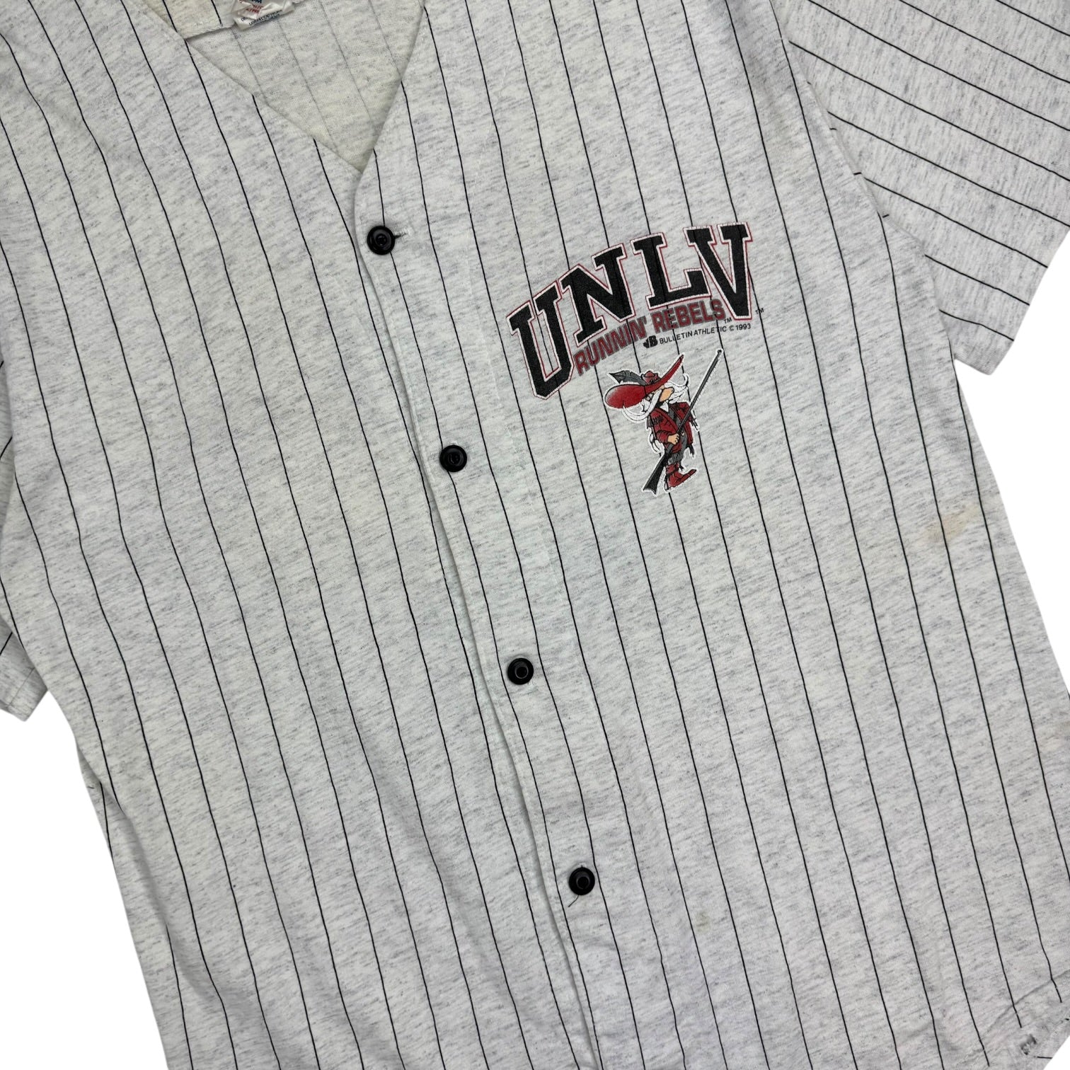 1993 UNLV Runnin Rebels Baseball Jersey Grey