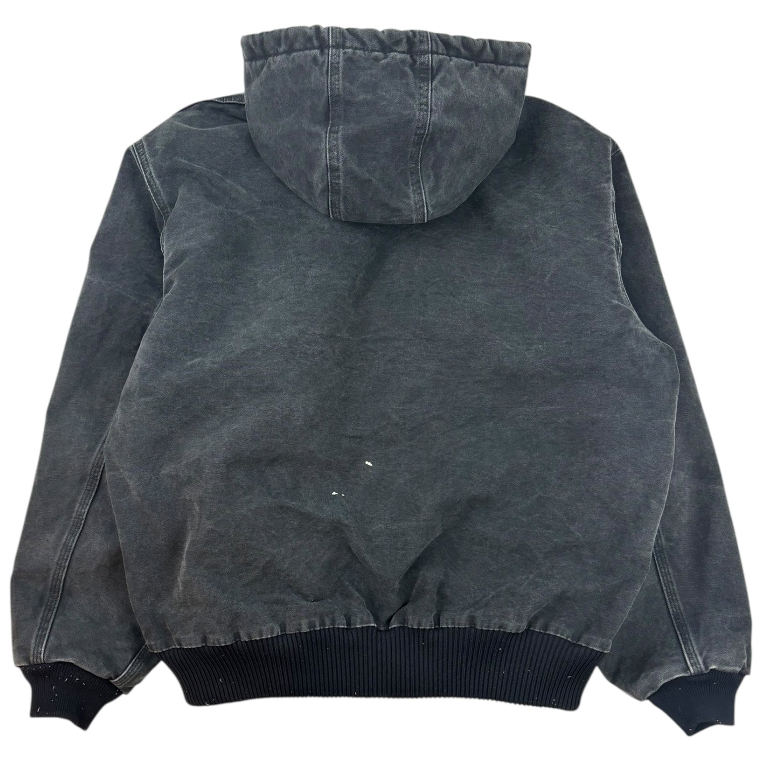 Vintage Carhartt Hooded Workwear Jacket Black