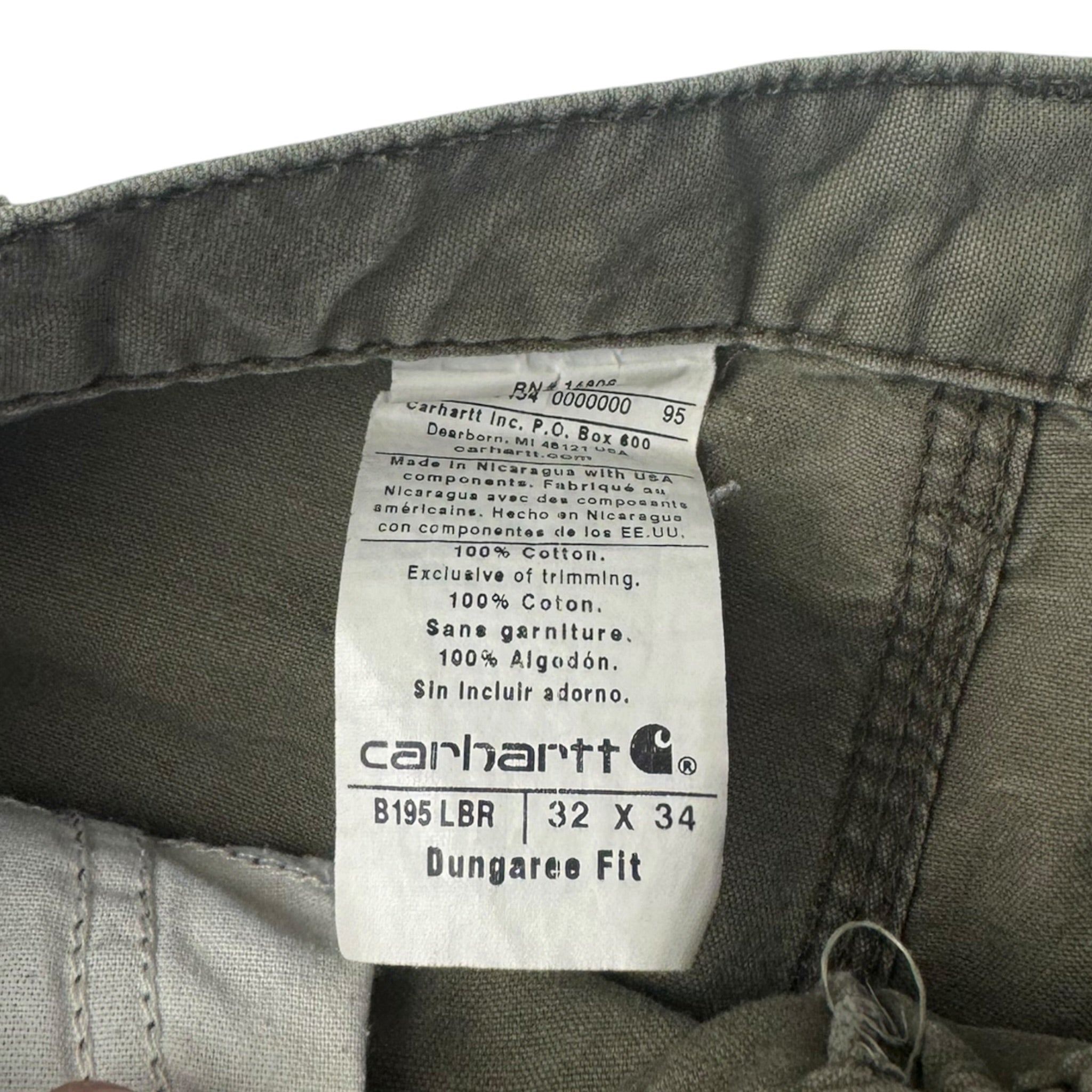 Carhartt Lightweight Double Knee Pant Washed Olive