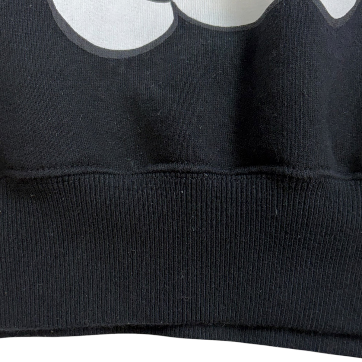 JW Anderson Mushroom Graphic Hoodie Black