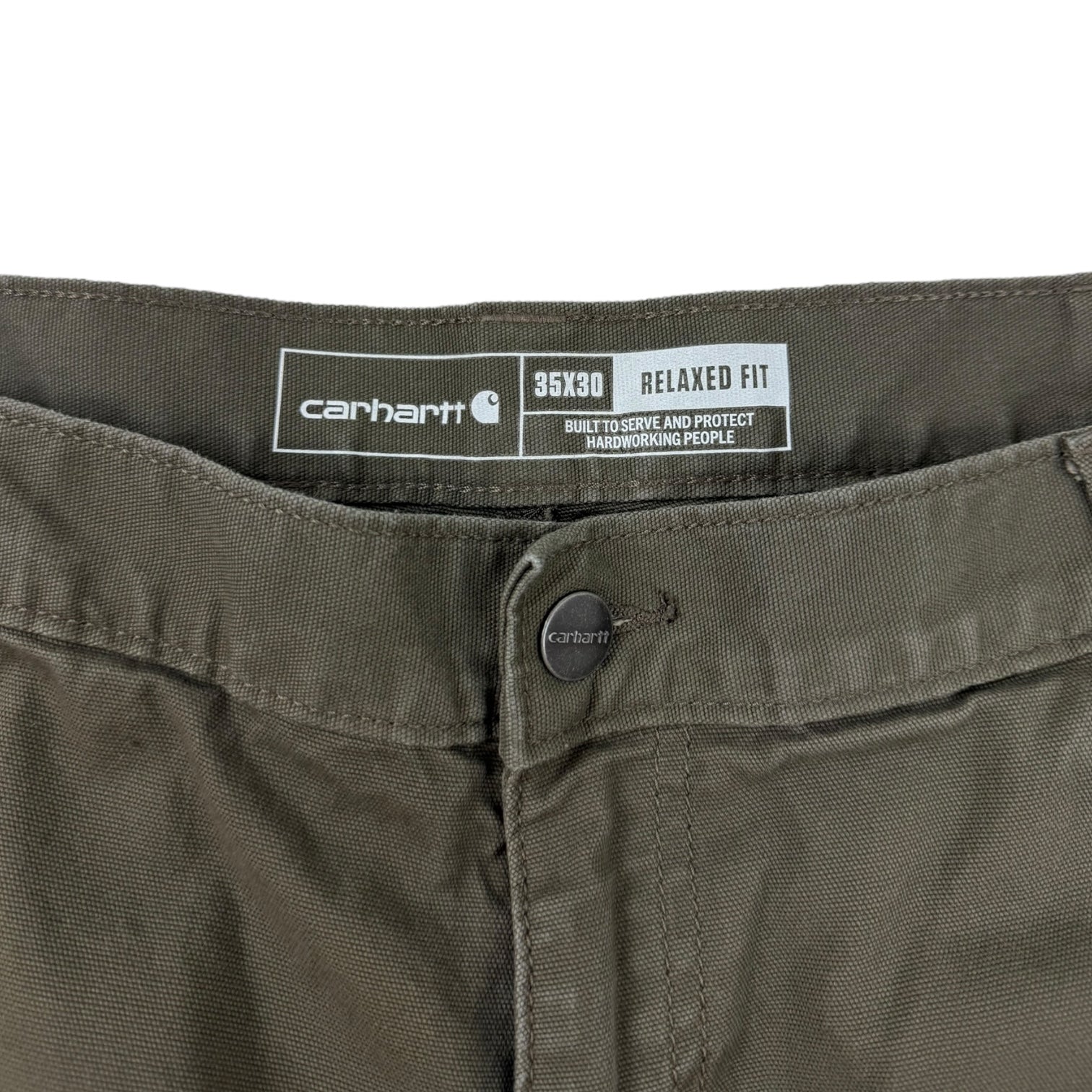 Vintage Carhartt Relaxed Fit Pants Dark Green