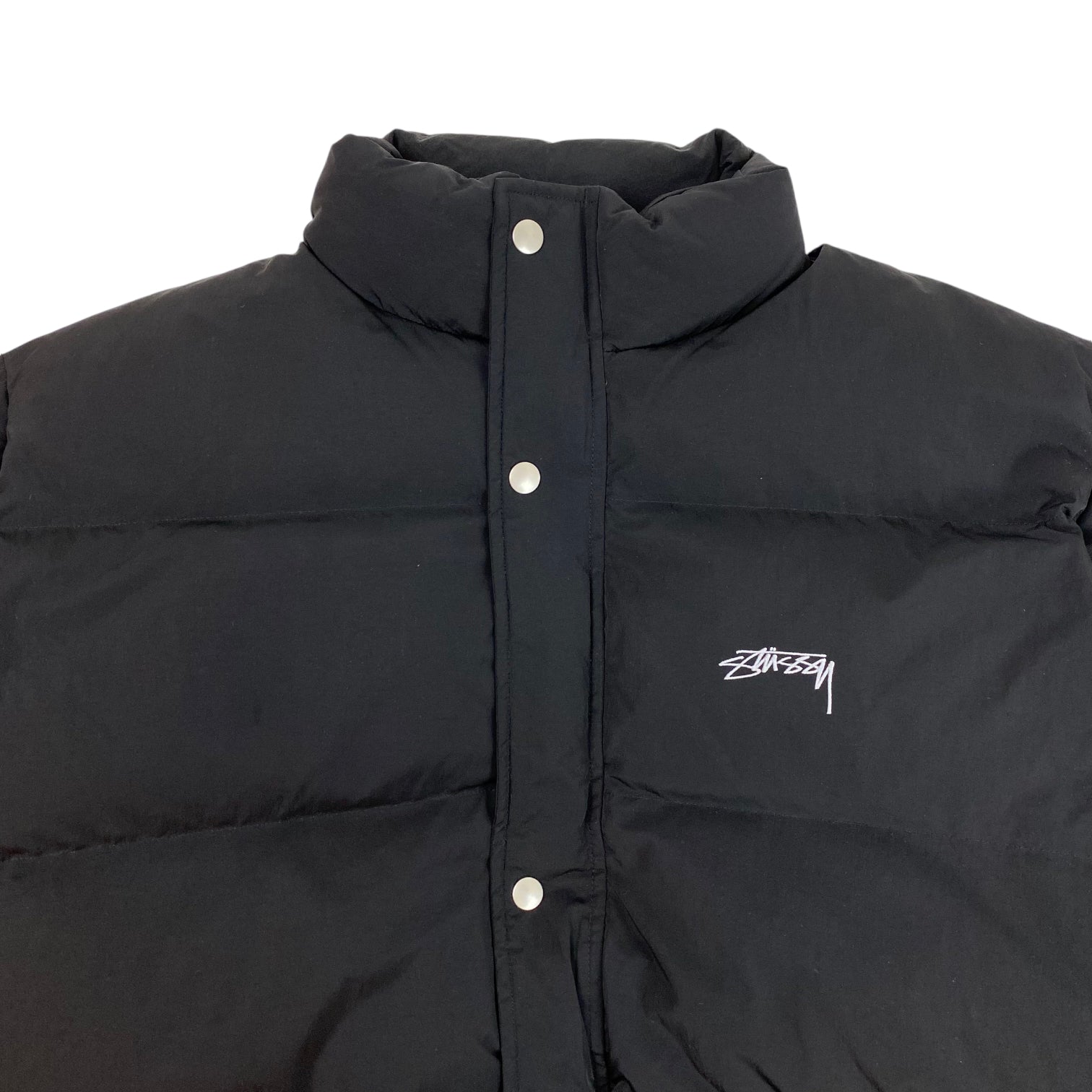 Stüssy Solid Puffer Jacket Black