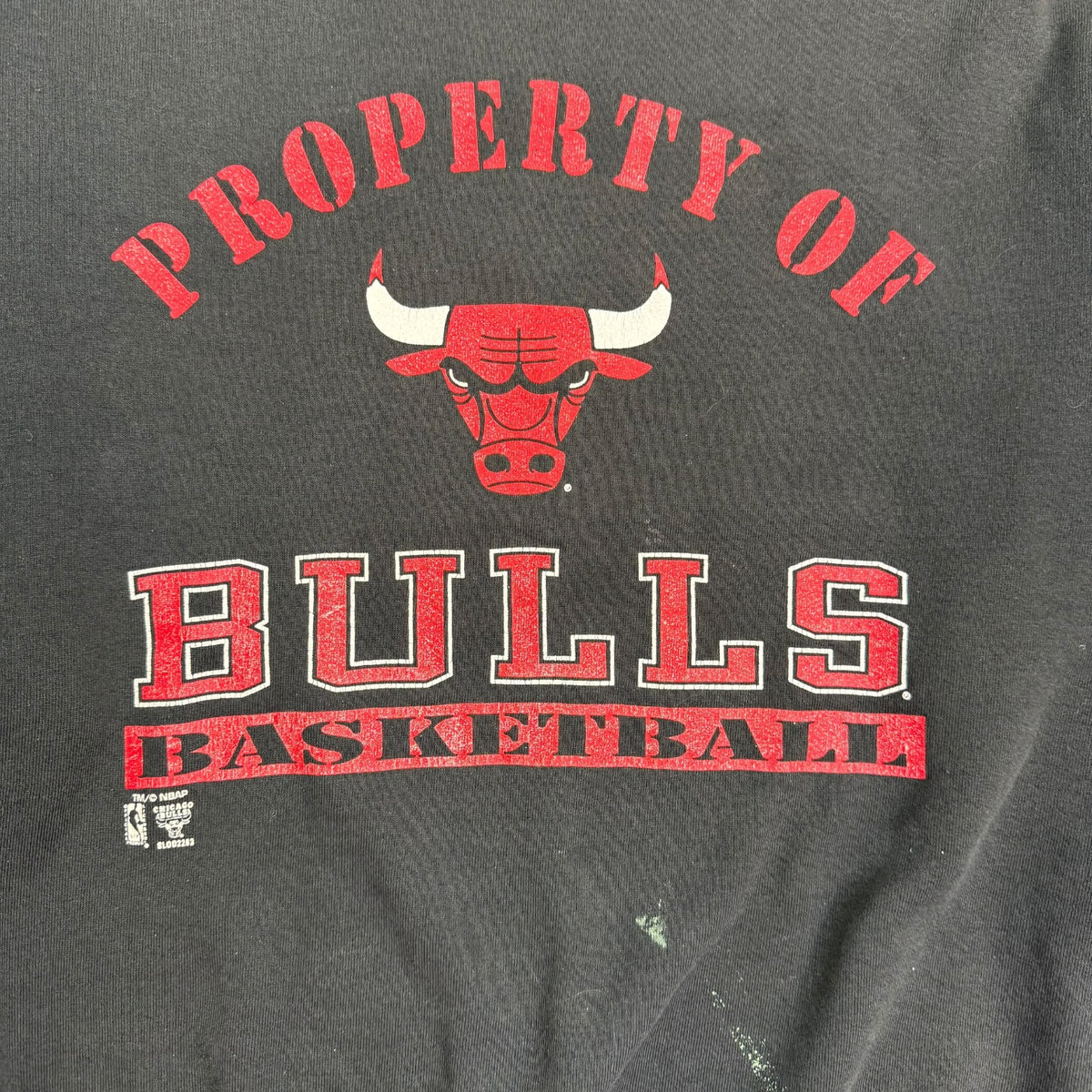 Vintage Salem Propery Of The Bulls Basketball Crewneck Black