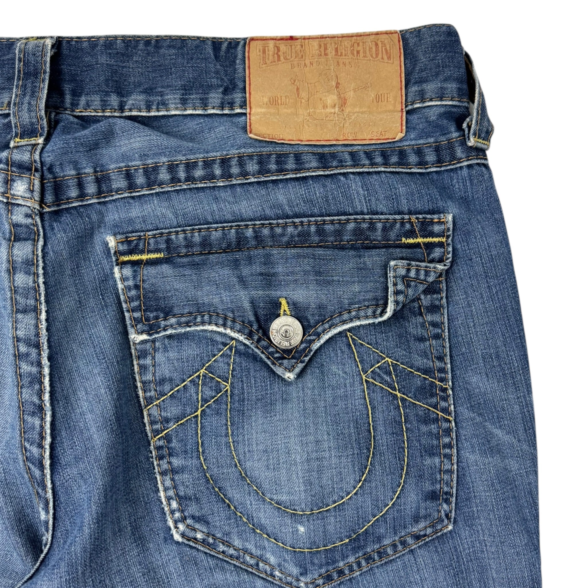 Vintage Y2K True Religion Wide Leg Light Wash Pants