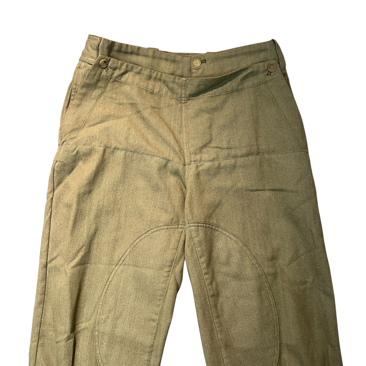 JW Anderson Khaki Canvas Jodhpur Trousers