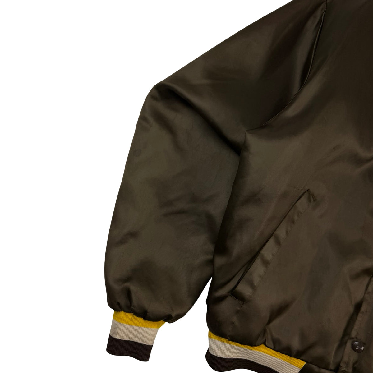 Vintage Swingster Wyoming Cowboys Jacket Brown