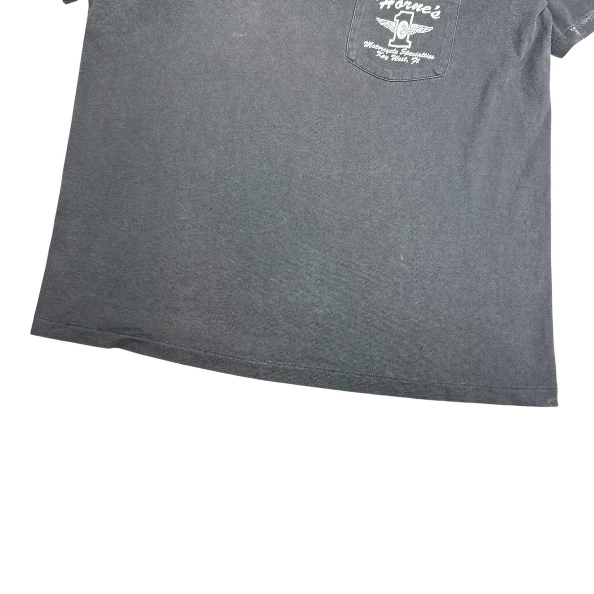 Vintage Hornes Key West Motorcycles Tee Black