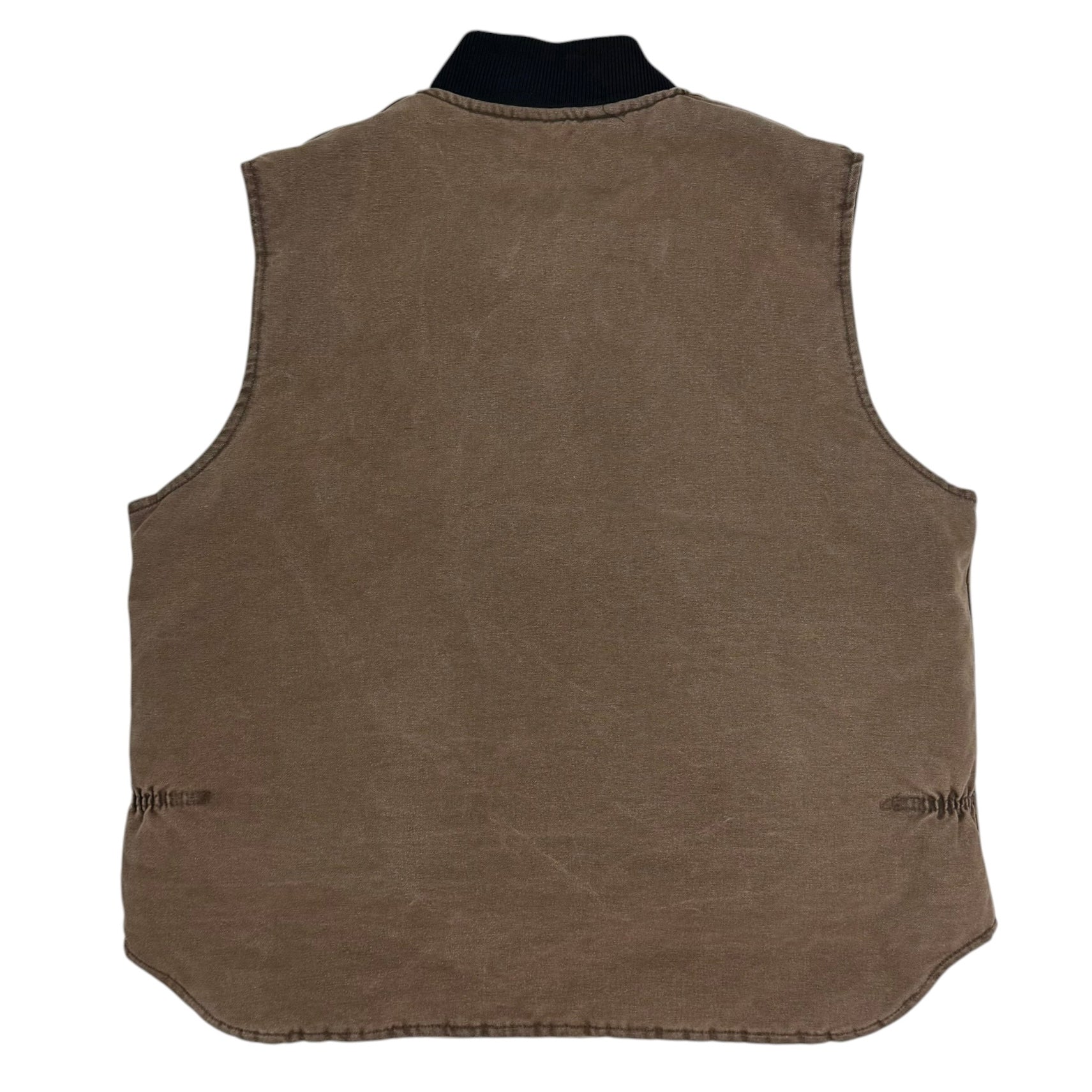 Vintage Carhartt Quilt Lined Canvas Vest Tan