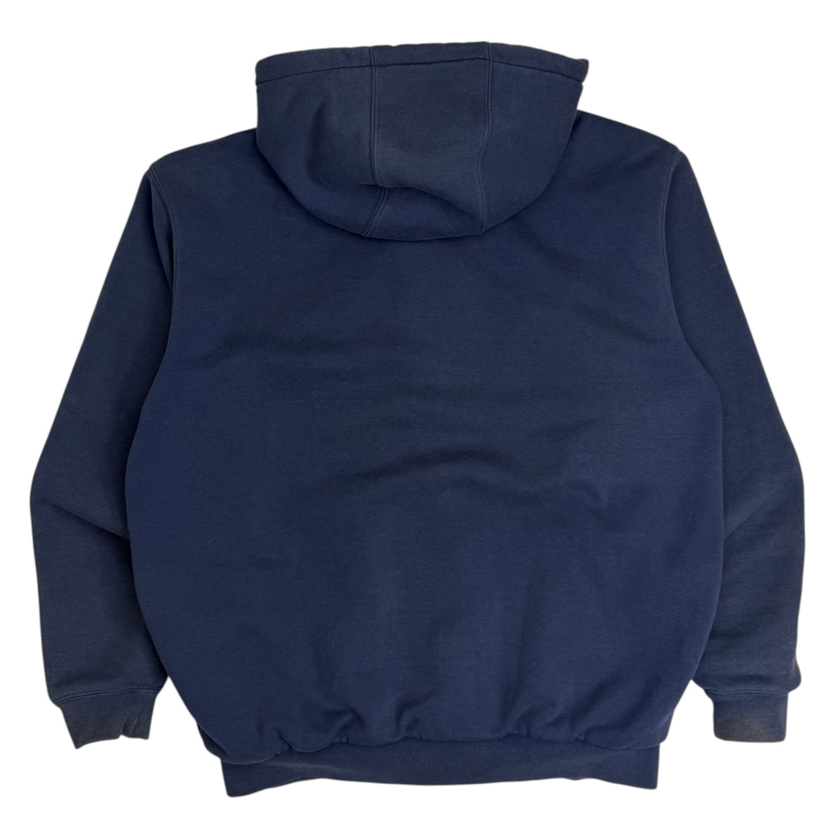 Vintage Carhartt Thermal Lined Zip Up Hoodie Navy