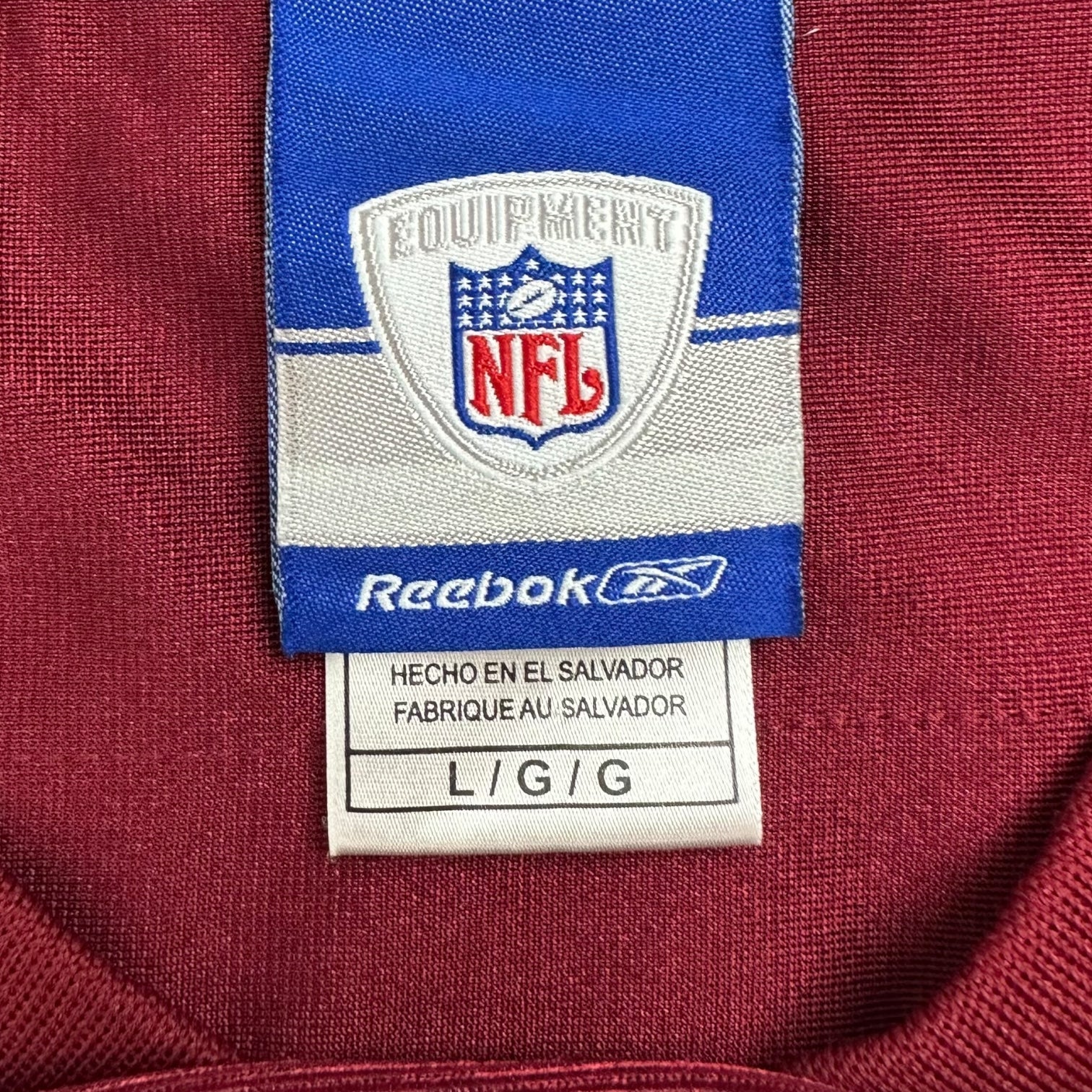 Vintage Reebok Washington Redskins Cooley Jersey