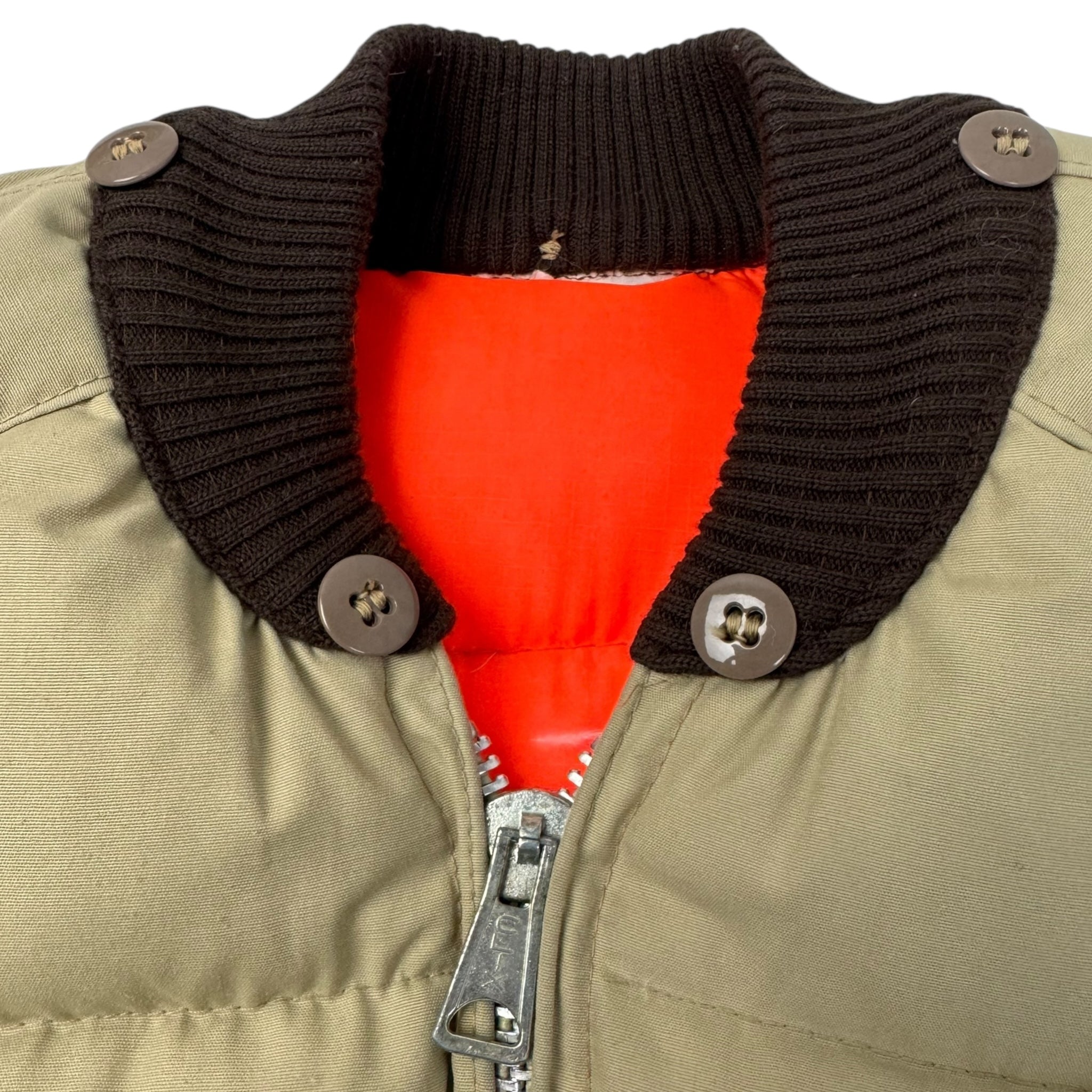 Vintage Thermo King Reversible Hunt Jacket Beige/Orange