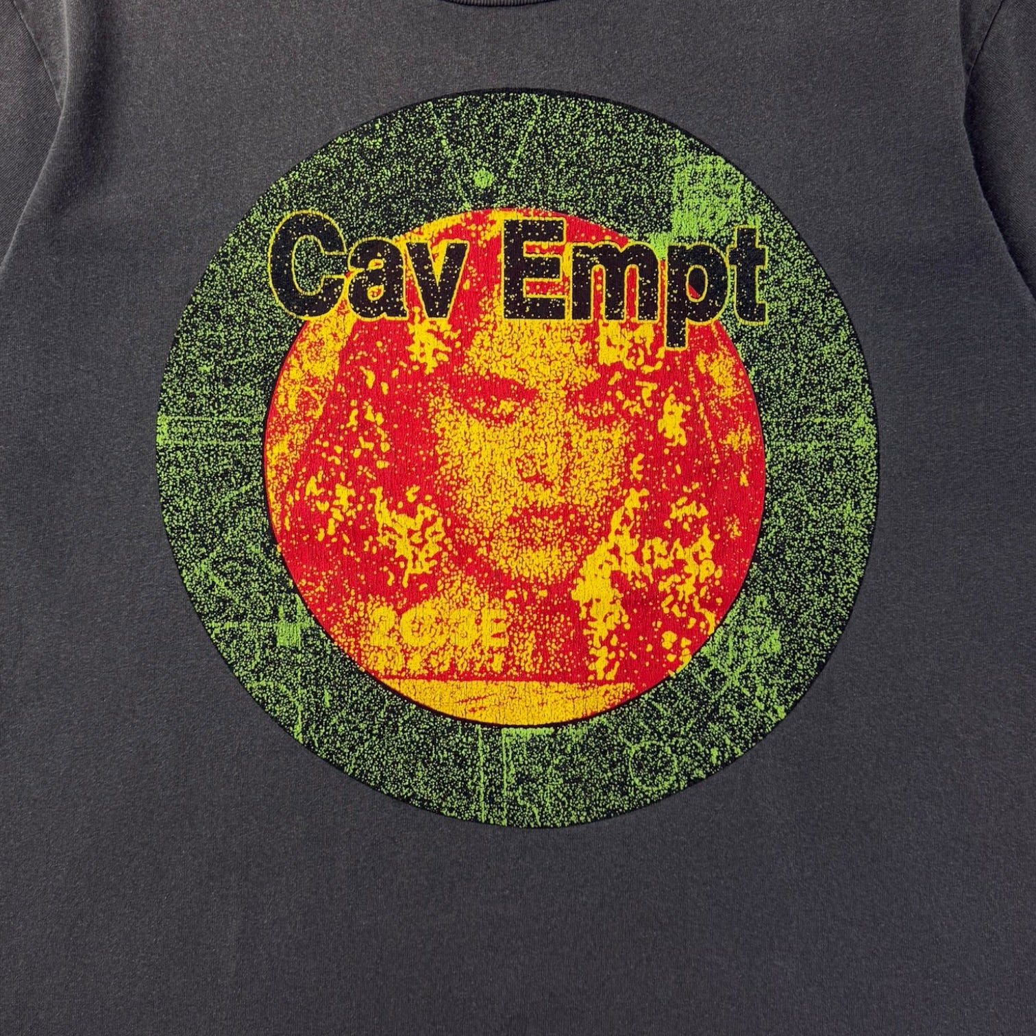 Cav Empt 2C.3E Overdyed T-Shirt Charcoal Grey