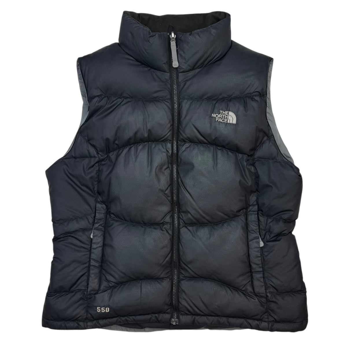 (W) The North Face 550 Puffer Vest Black