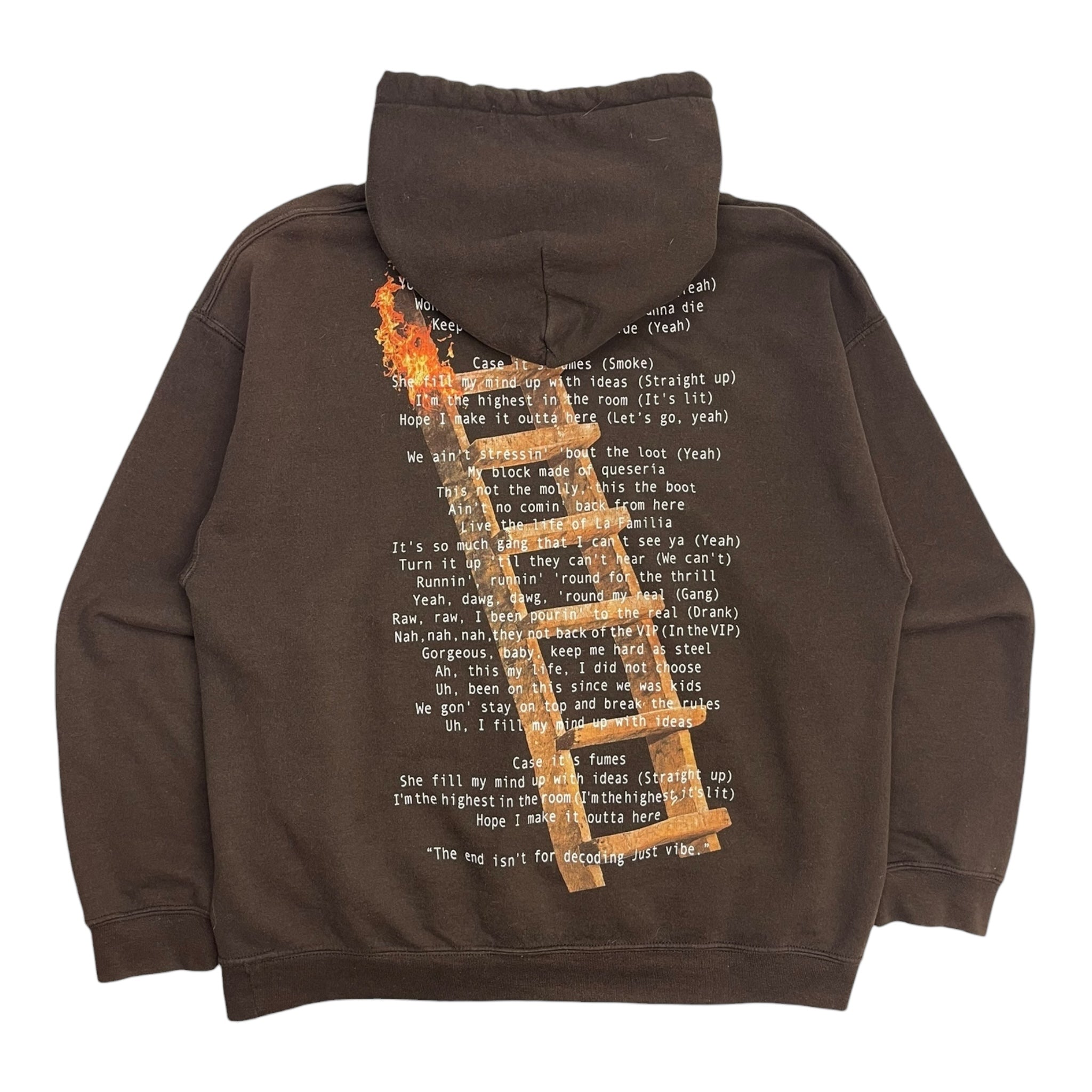 Travis Scott Highest In The Room Hoodie Brown